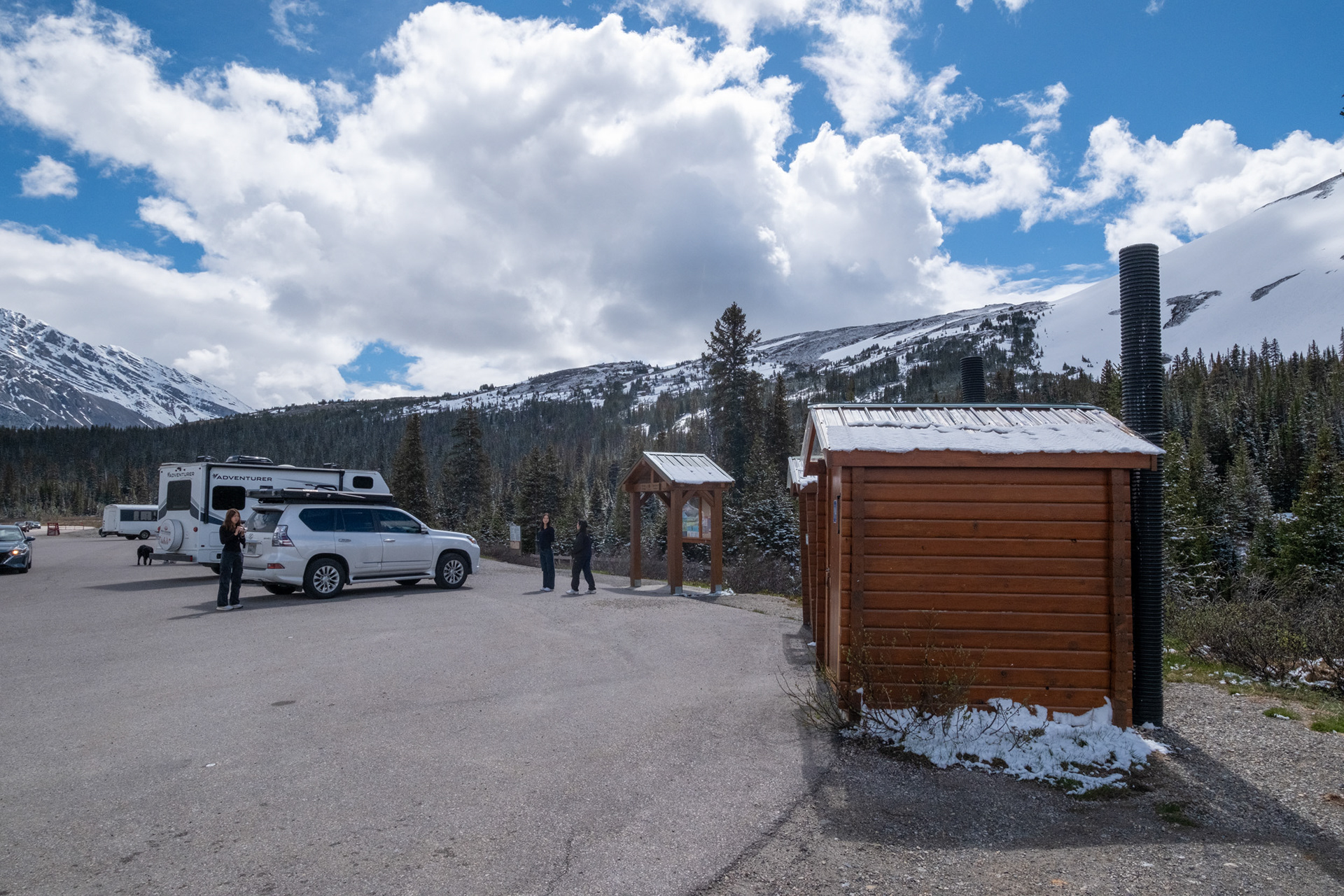 Nevó durante la noche