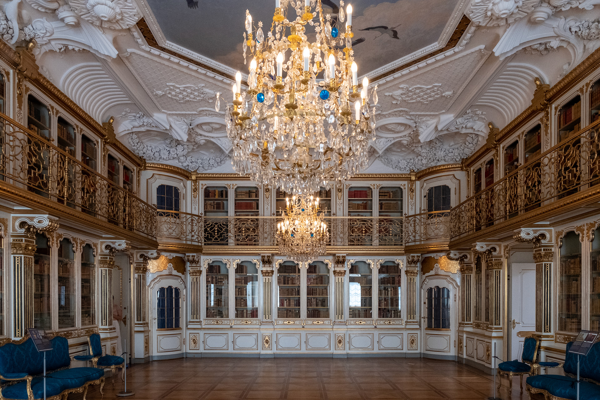 Palacio Christiansborg - biblioteca de la reina