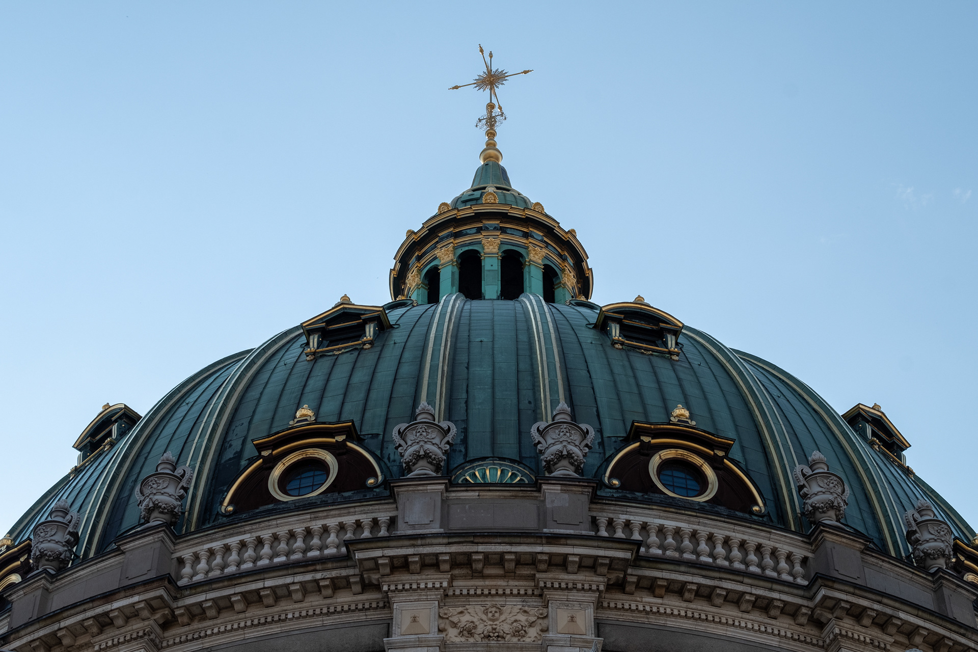 Frederiks Kirke, más conocida como la iglesia de mármol