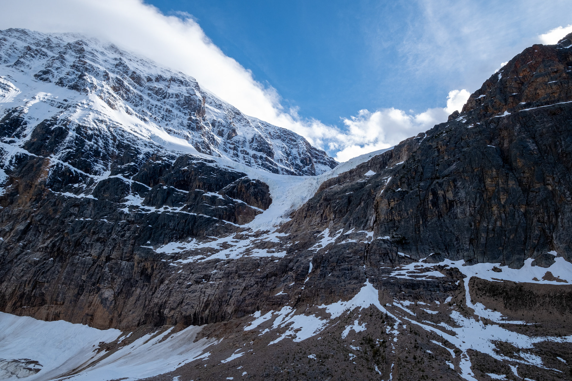 Monte Edith Cavell - Glaciar Angel
