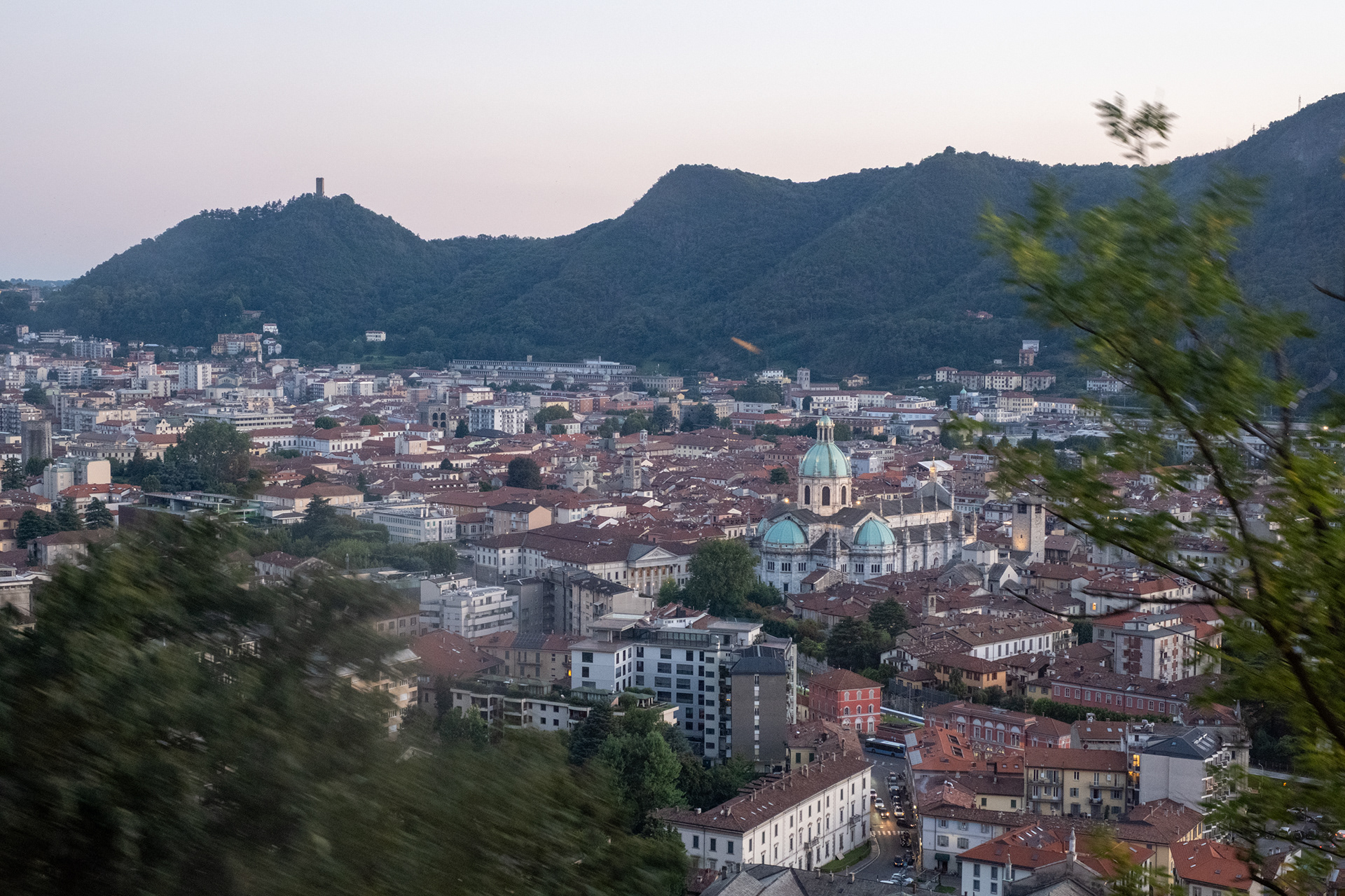 Vista de Como - Funicular