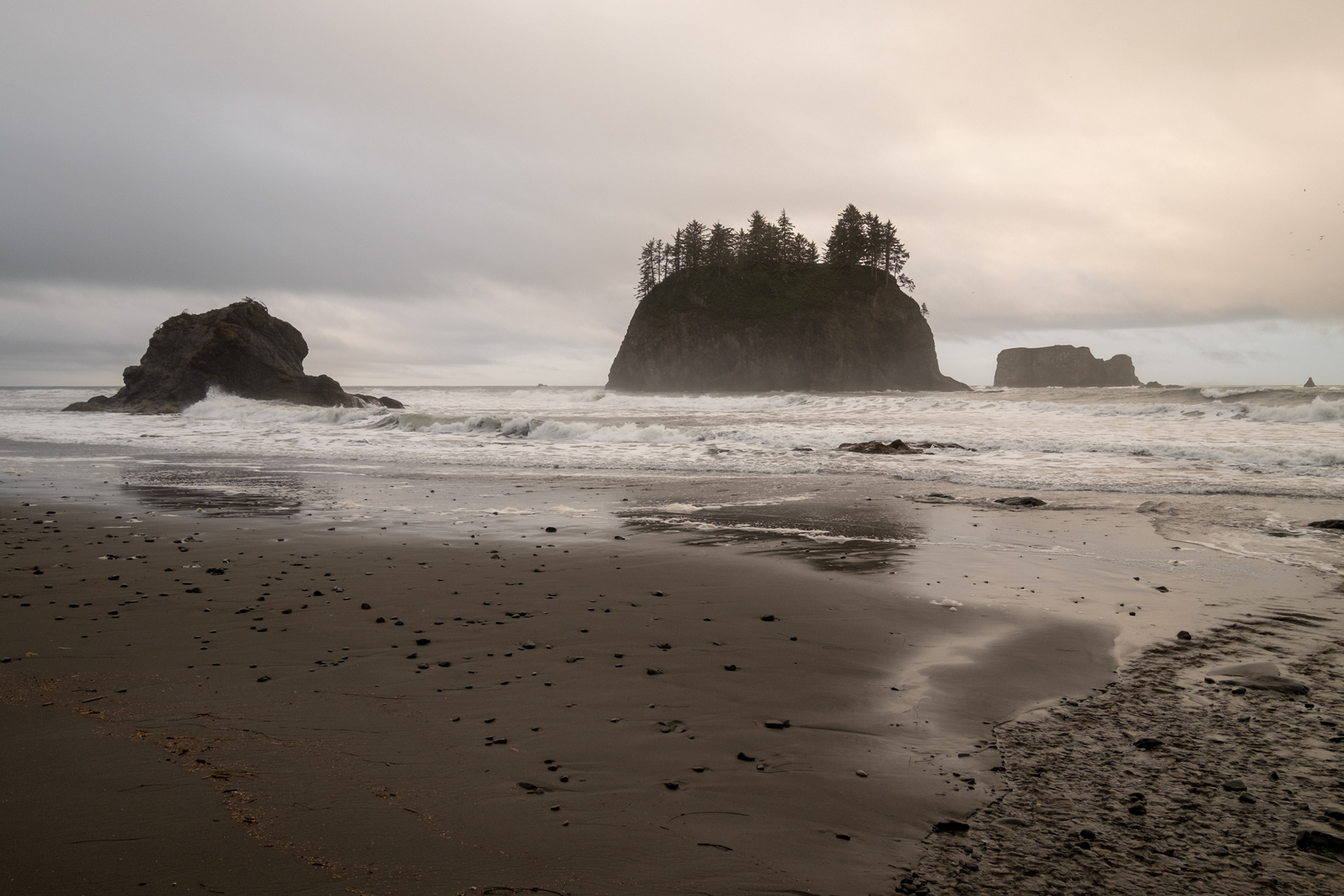 Second Beach, cerca de La Push, WA