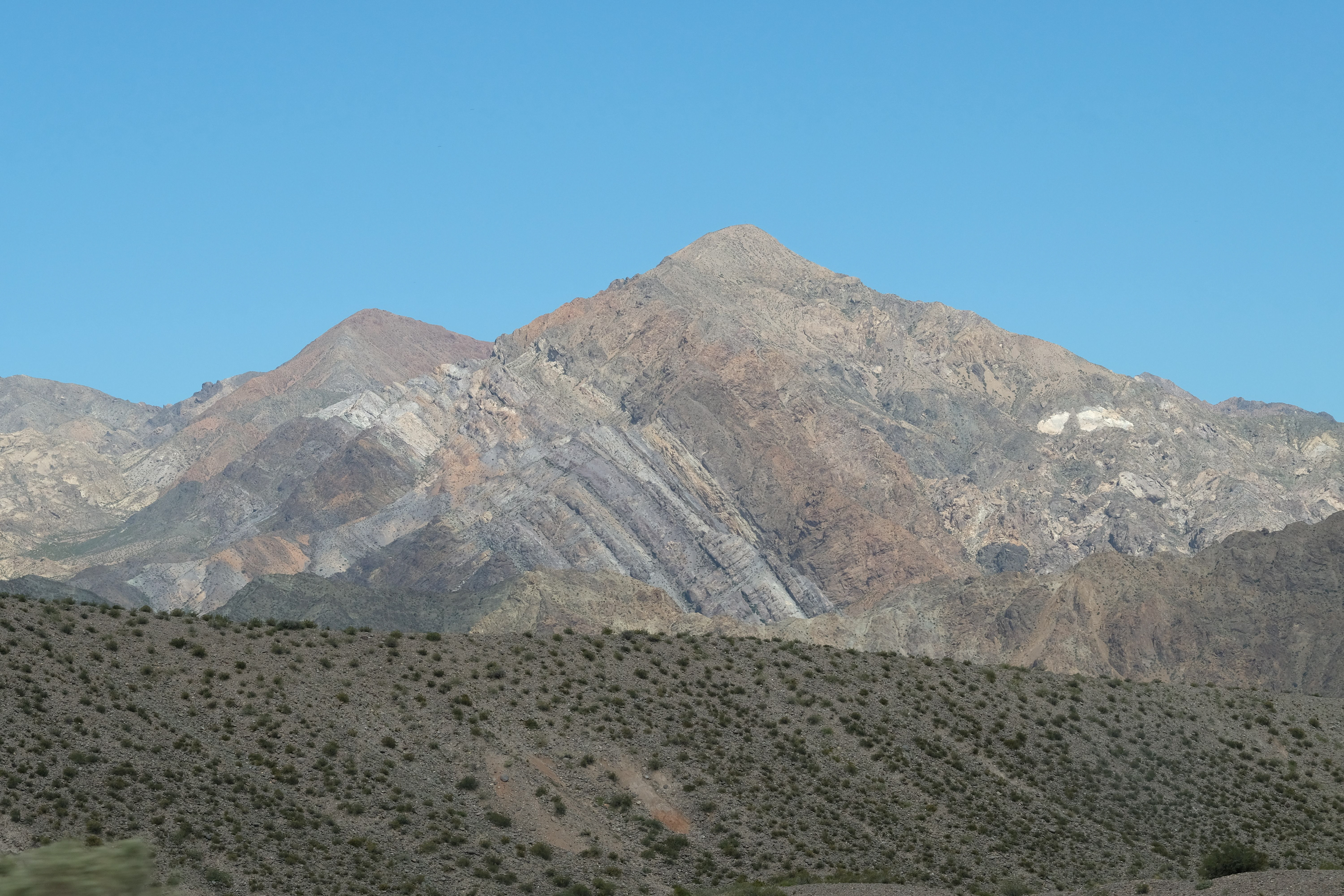 Llegando a Uspallata - Ruta 7