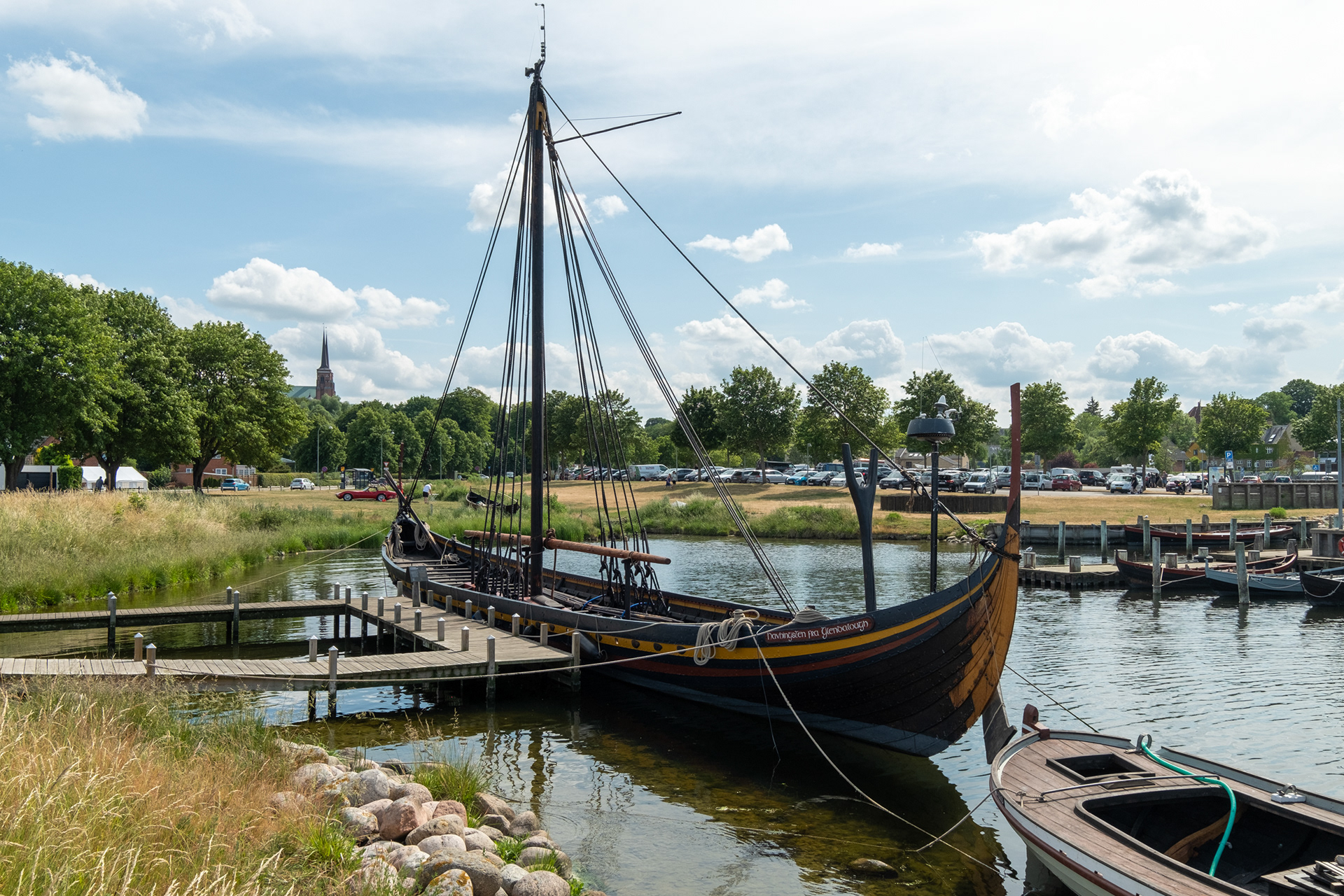 Réplica del Skuldelev 2 (1042) - barco de guerra vikingo.