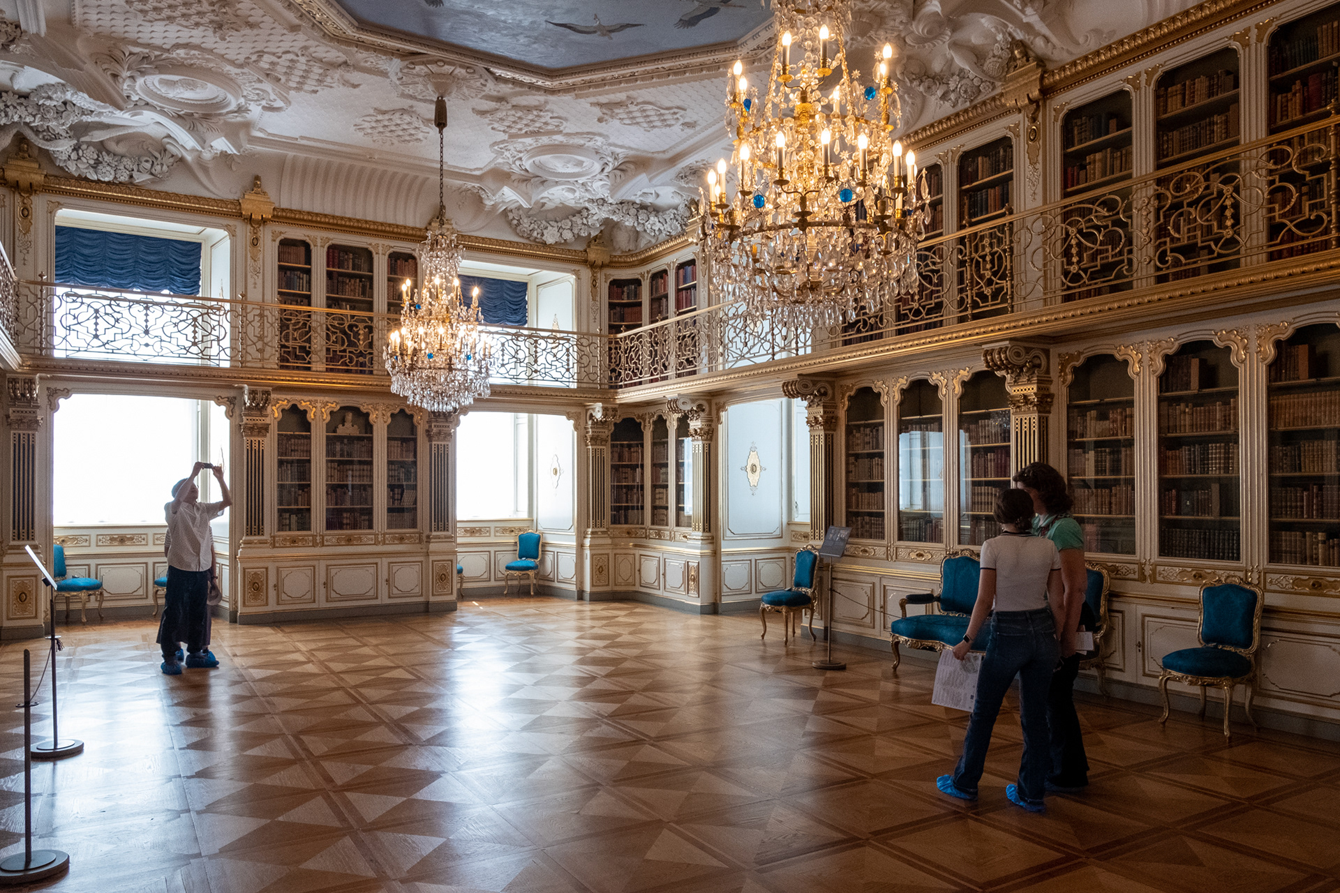 Palacio Christiansborg - biblioteca de la reina
