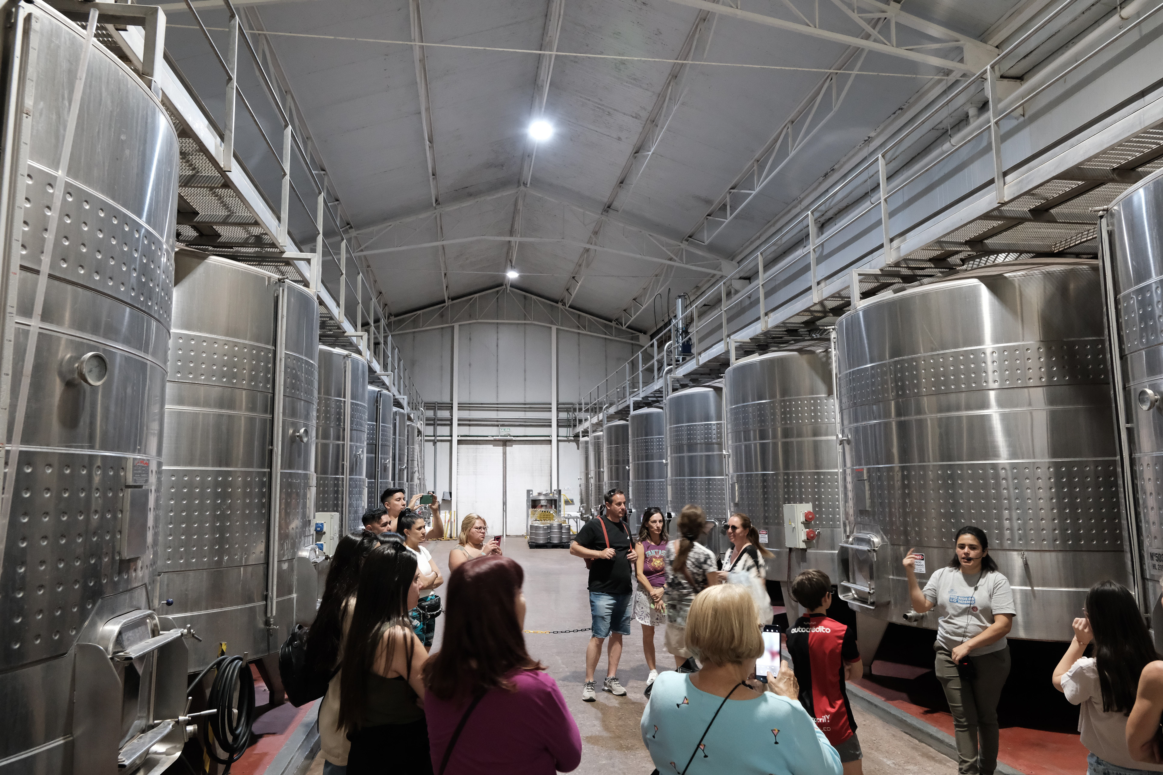 Bodega Santa Julia - tanques de fermentacion