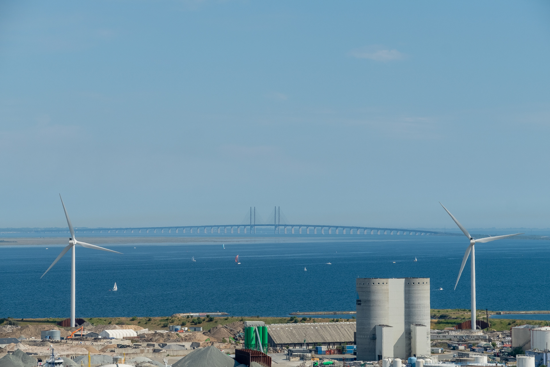 Copenhill - vista - Puente Øresund