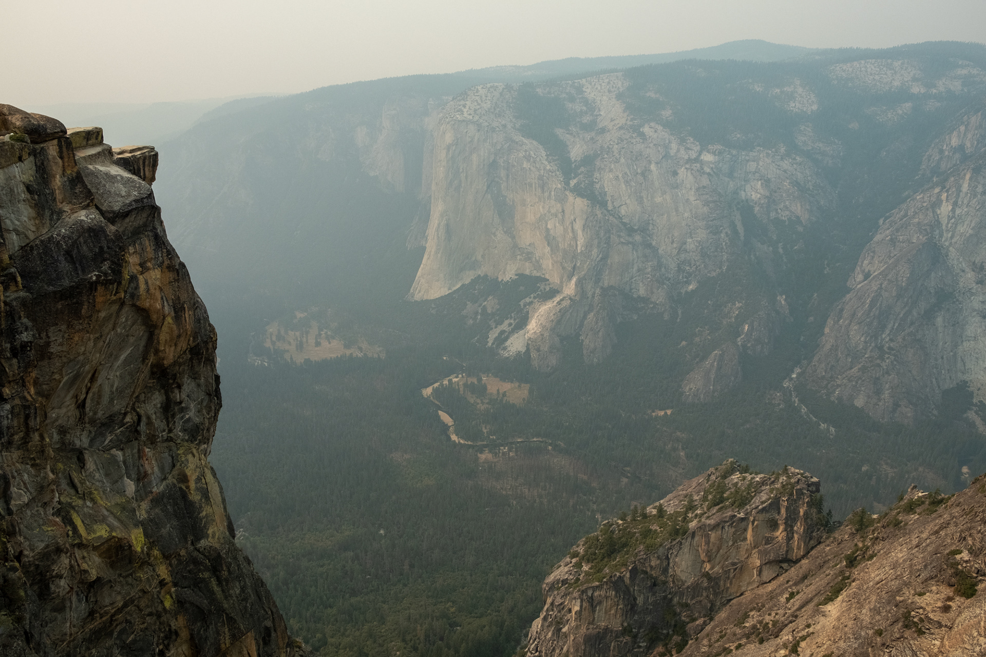 Yosemite -  Taft Point, vista del valle
