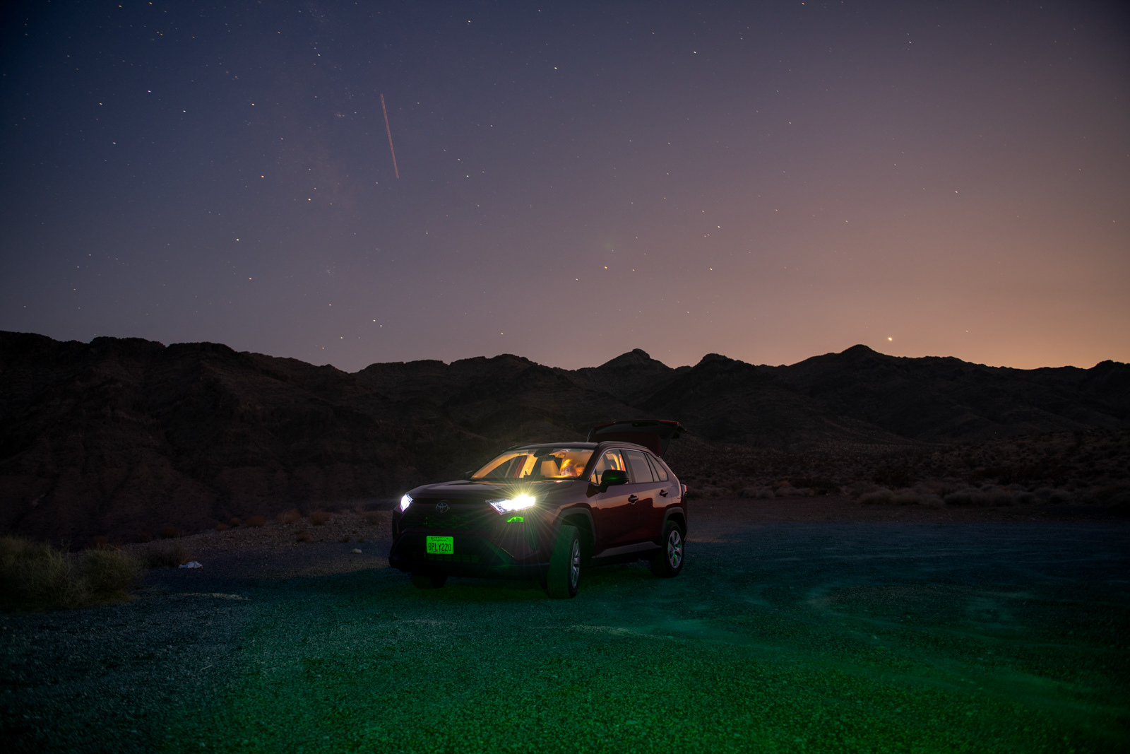 Cerca del Valle del Fuego