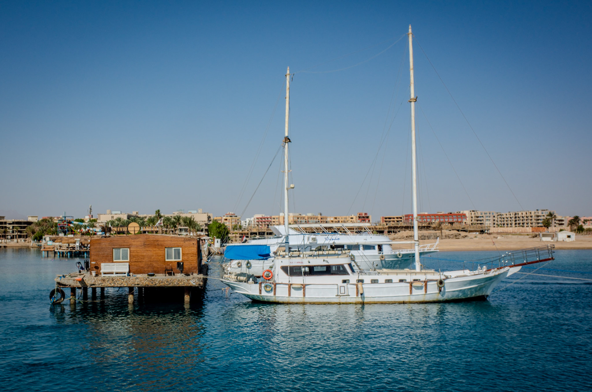 Boats on the Red Sea