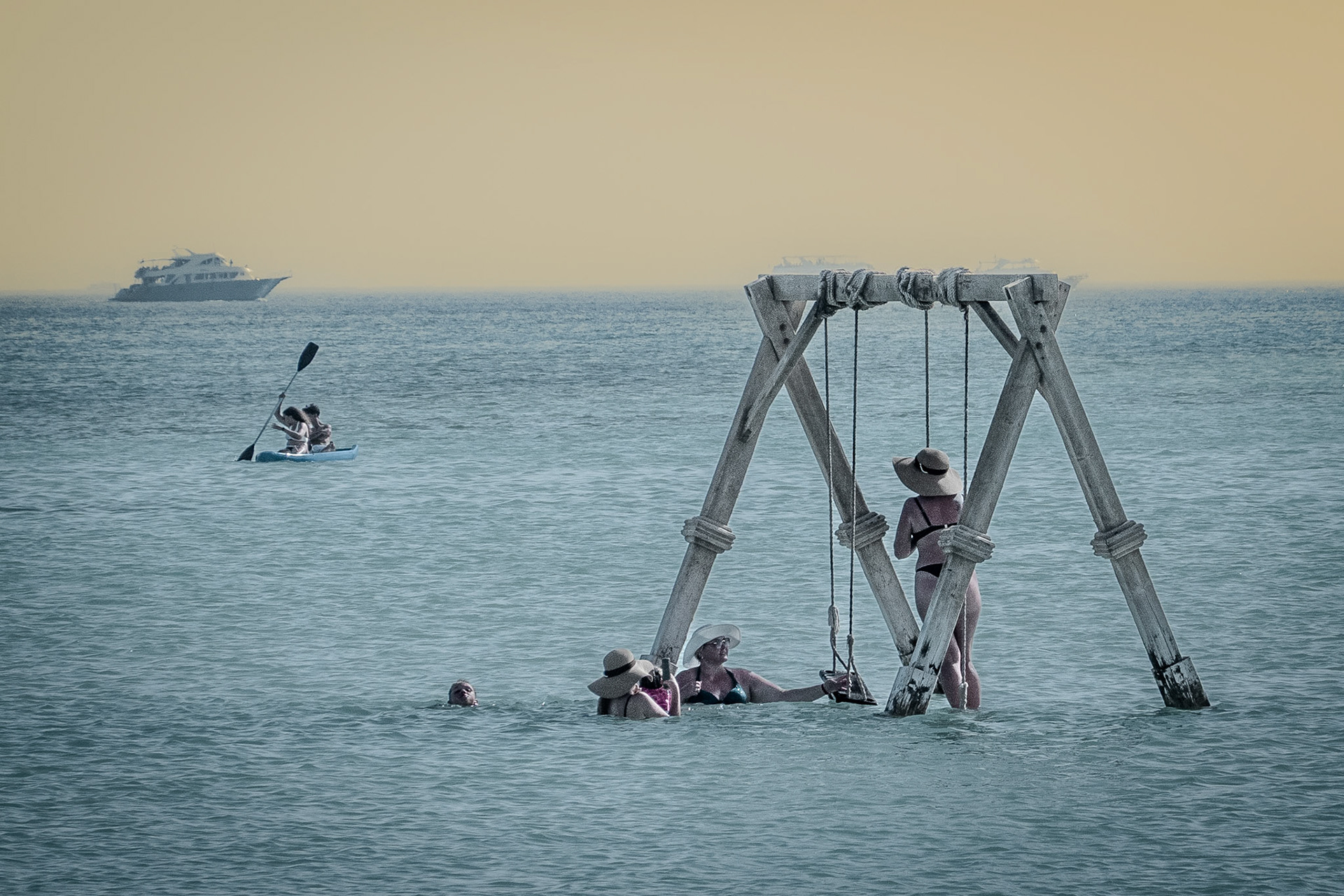 Orange Bay on Giftun Island in the Red Sea