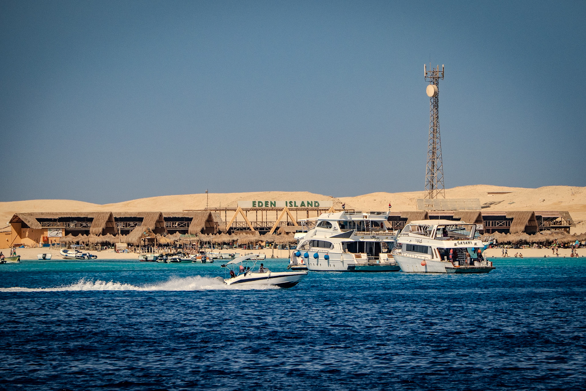 Eden Island in the red sea