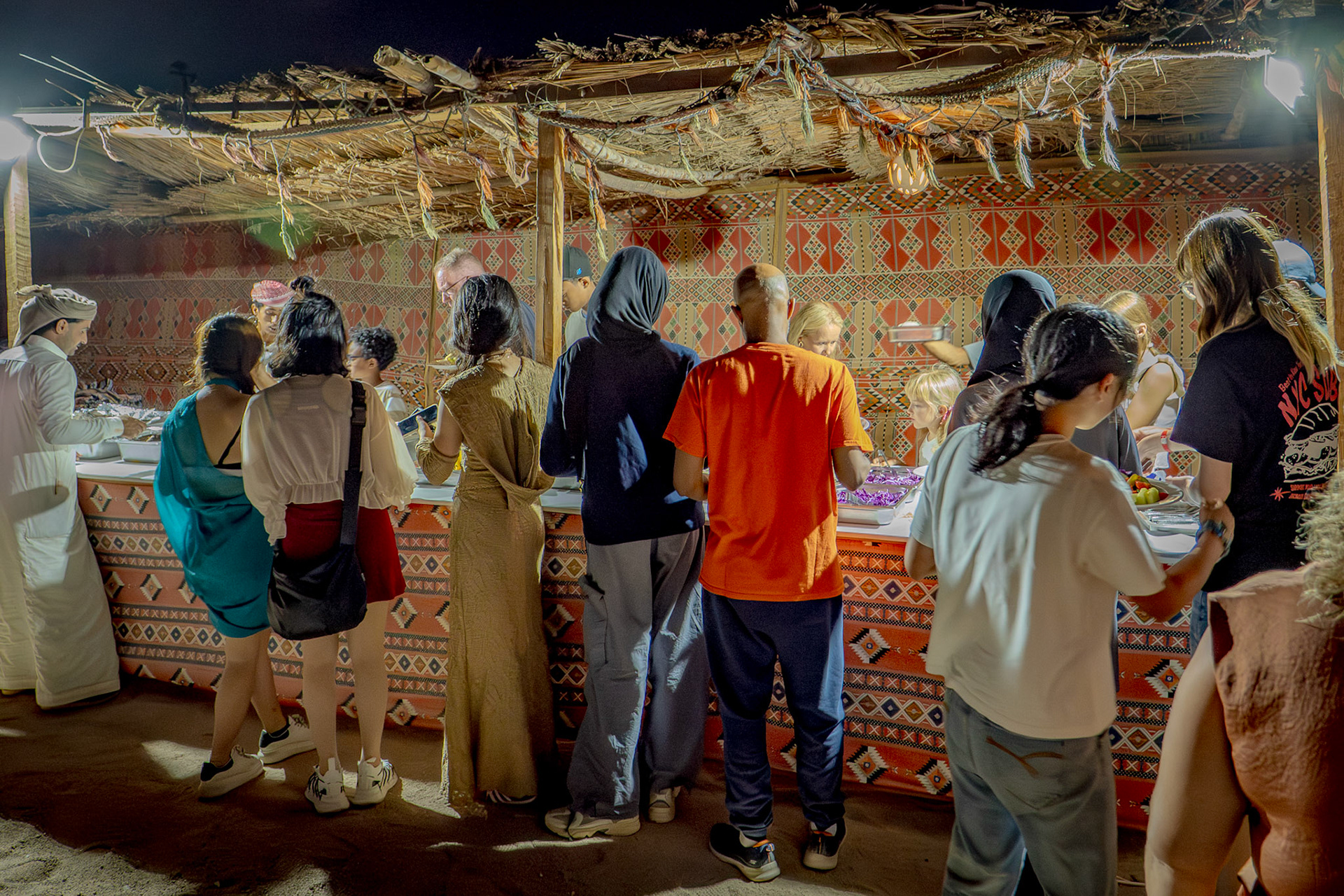 Bedouin dinner in the desert