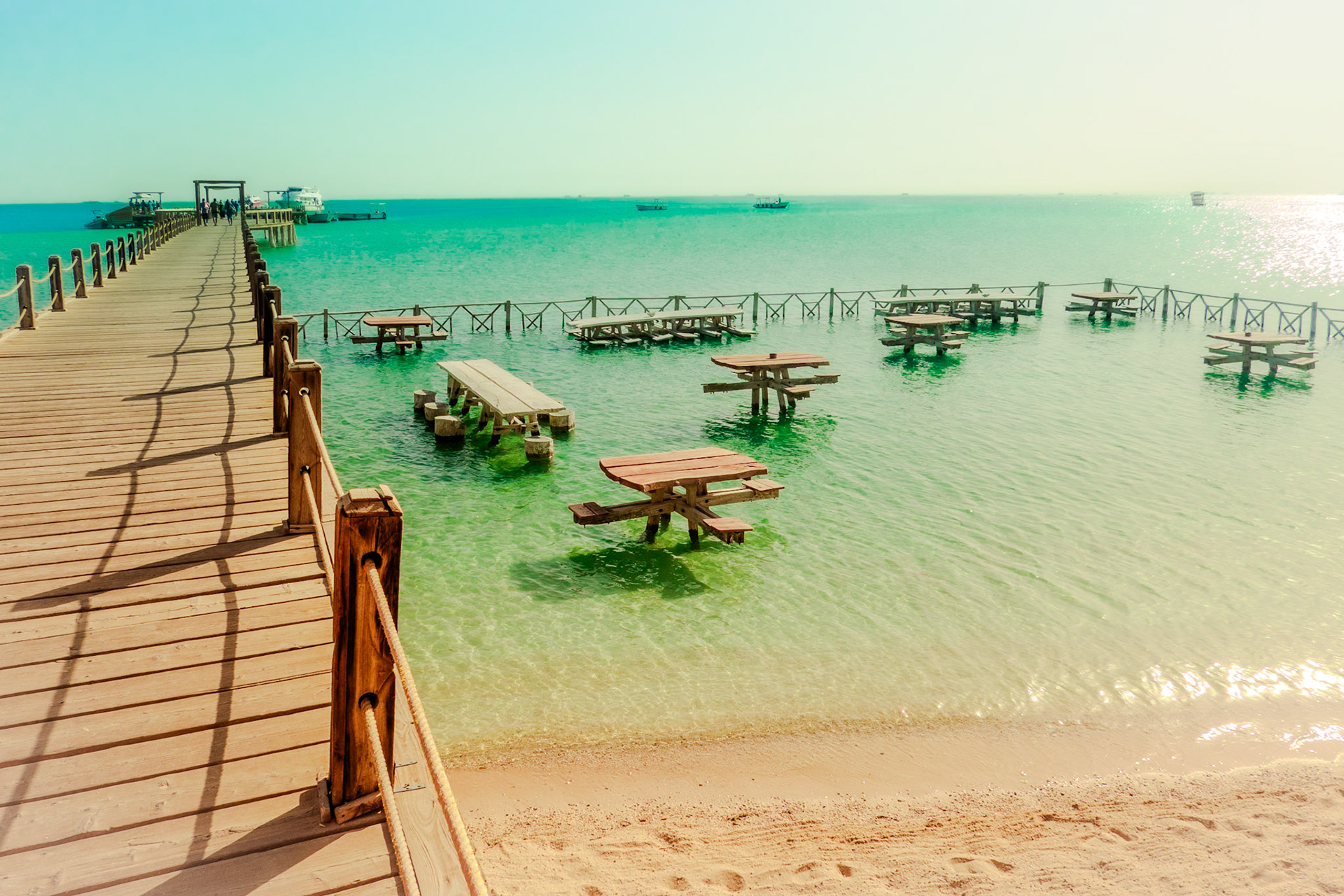 Orange Bay on Giftun Island in the Red Sea