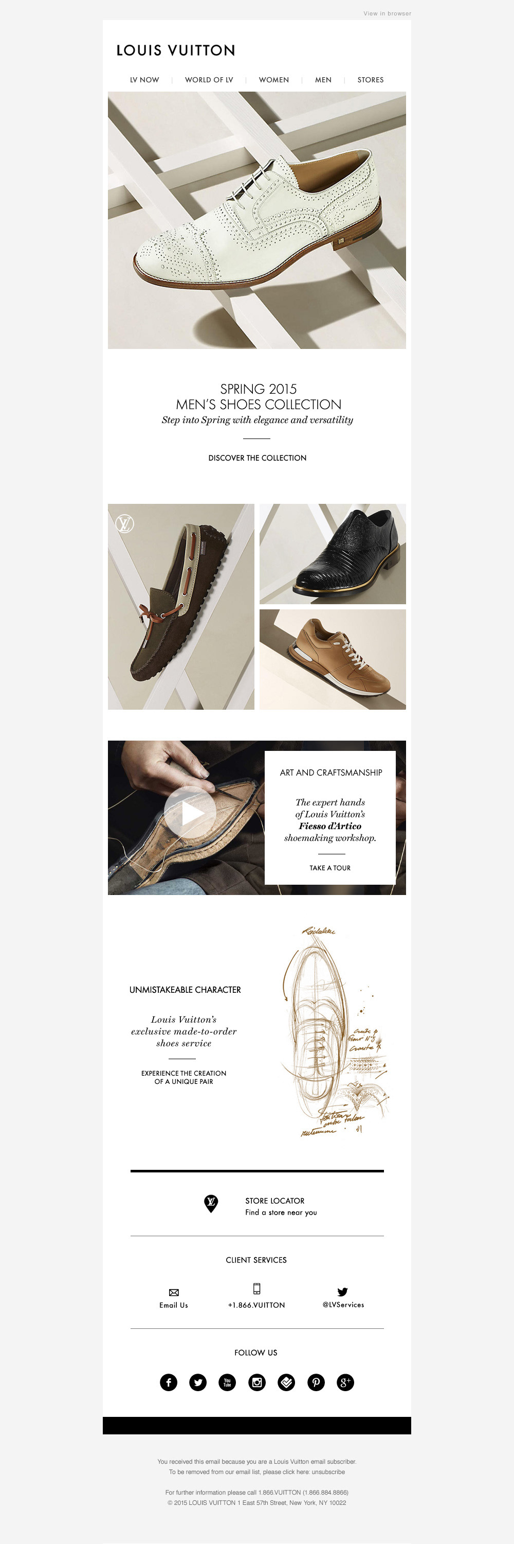 Louis Vuitton - Web Design Portfolio - Sebcreation // Interactive Web Design