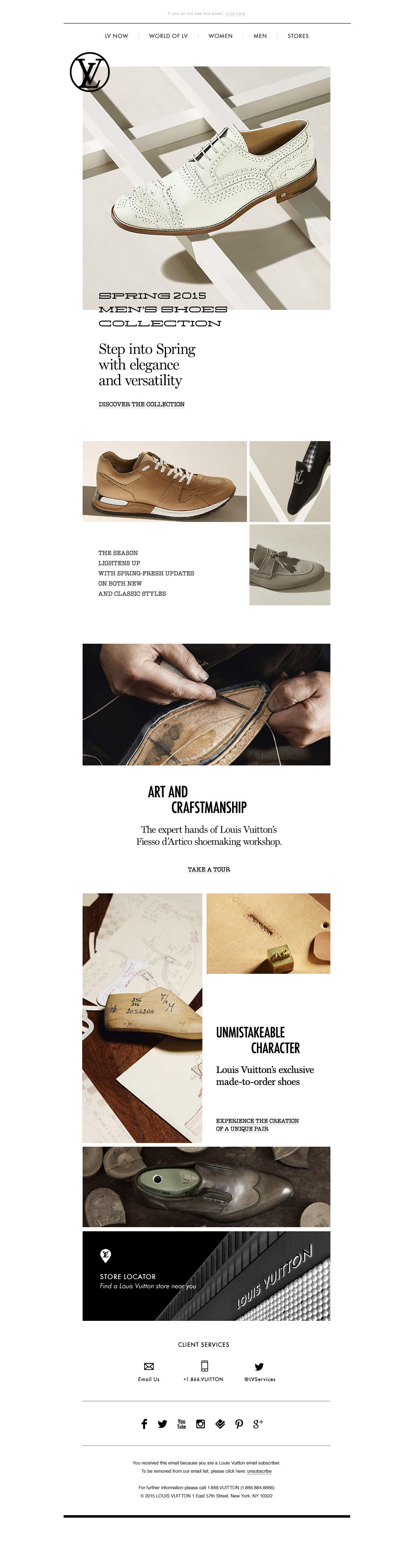 Louis Vuitton (Paris) Responsive Email Templates on Behance