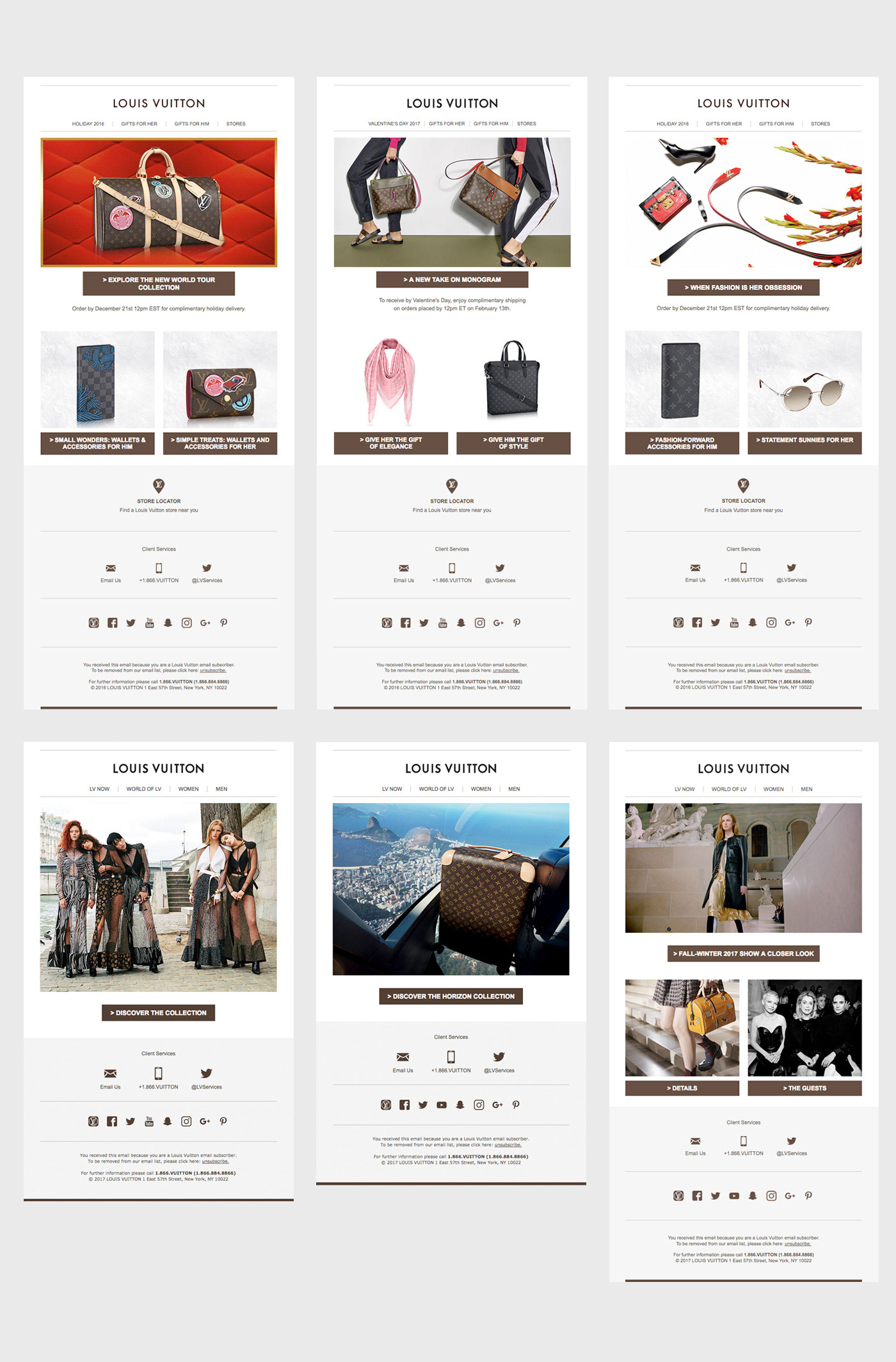 George Gozum - Louis Vuitton (Paris) Responsive Email Templates