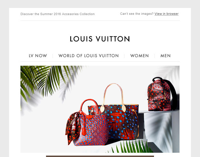 Louis Vuitton Newsletter – Email Gallery