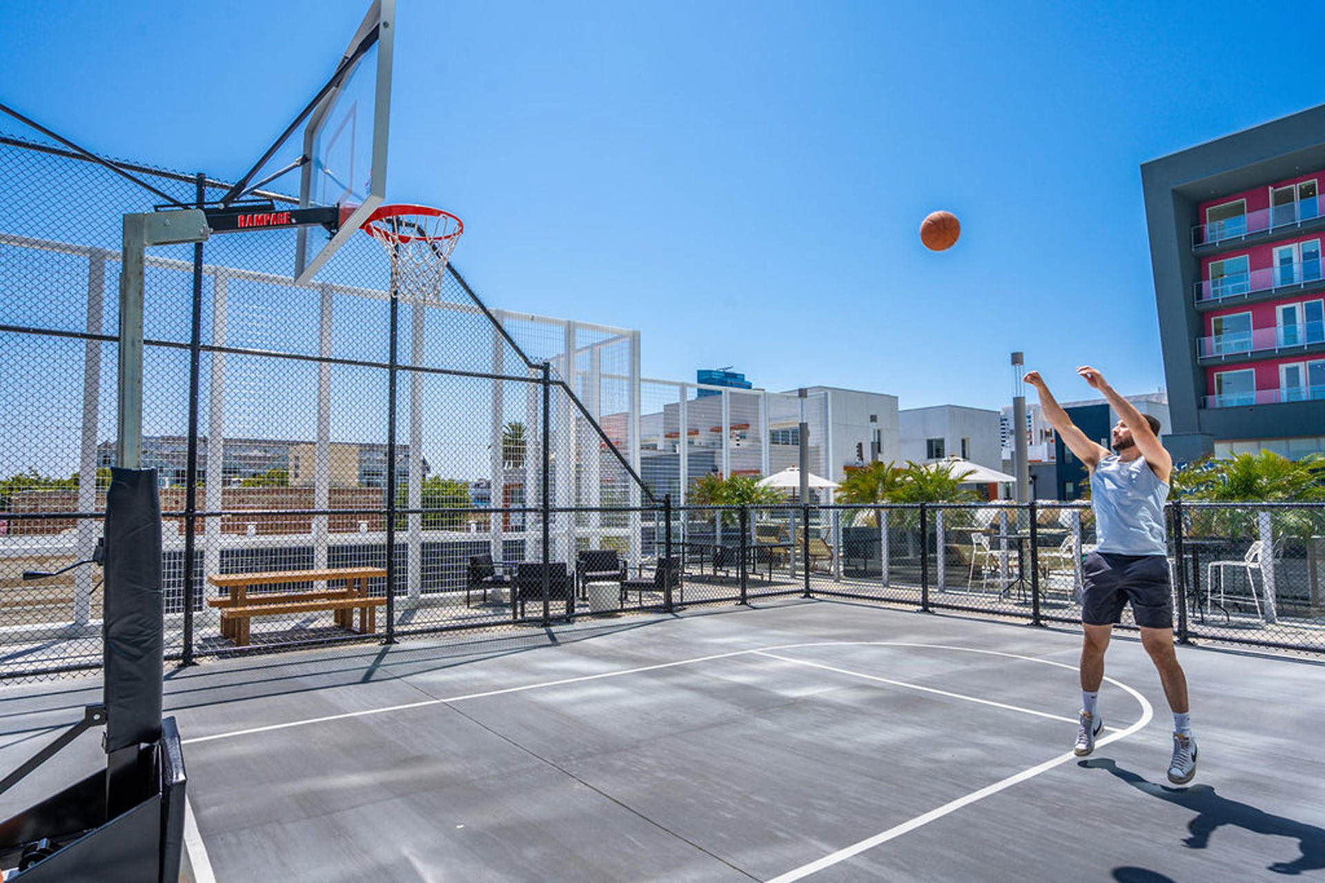 Amenity Deck / Basketball Court