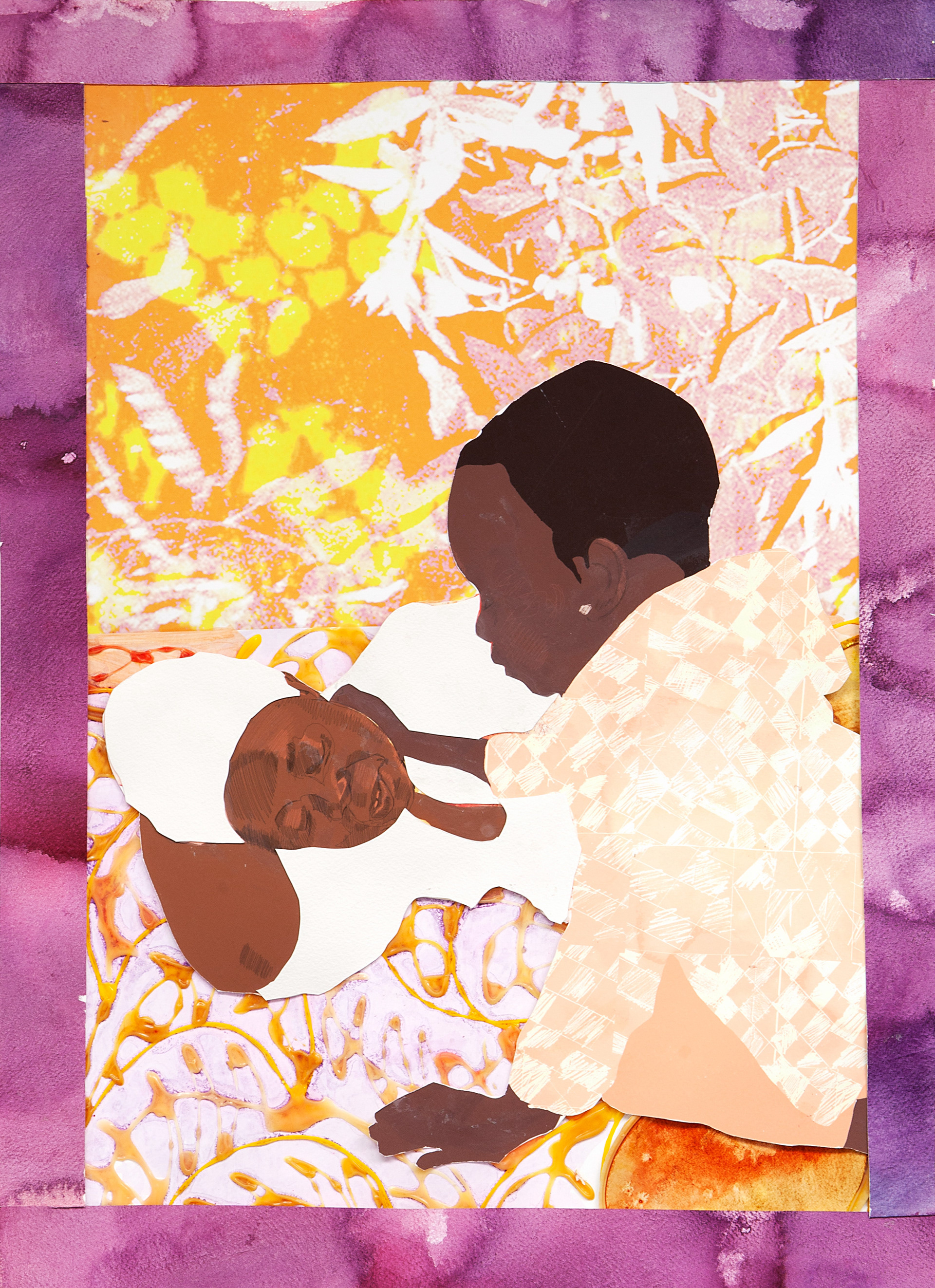 “Little Prayer”, Collage, 2022, Photographed By Phillip Karp