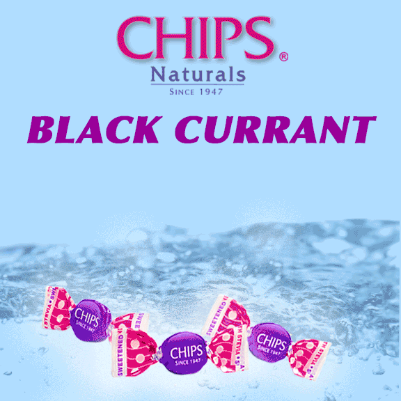 CHIPS black currant candy campaign