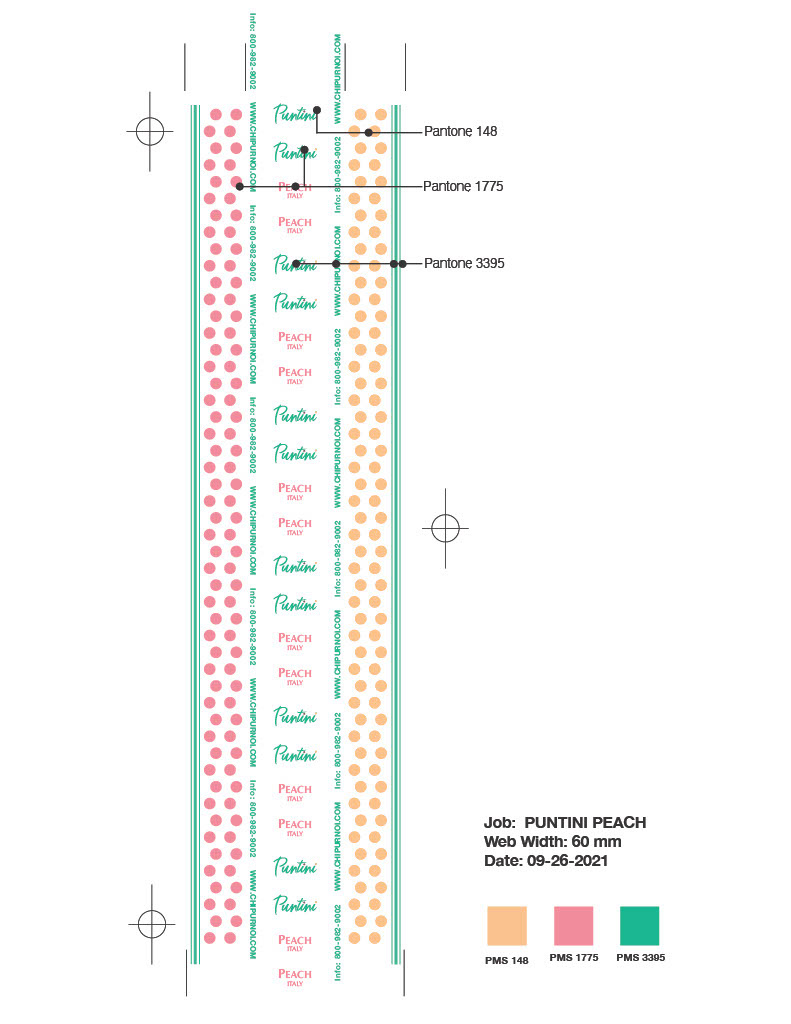 Puntini PEACH Wrapper Mechanicals and design
