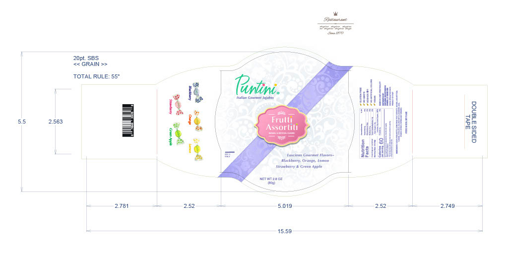 Puntini Frutti Assortiti Bowl Sleeve Package Design