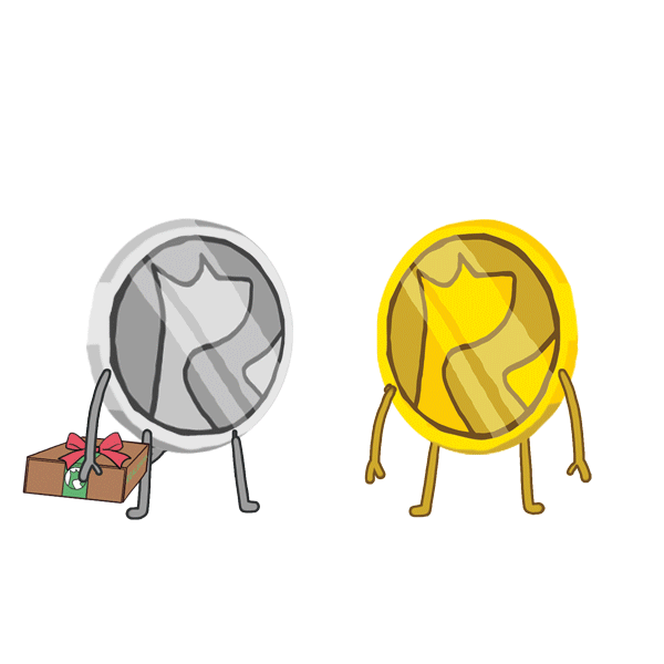 Real Dog Coin Gift