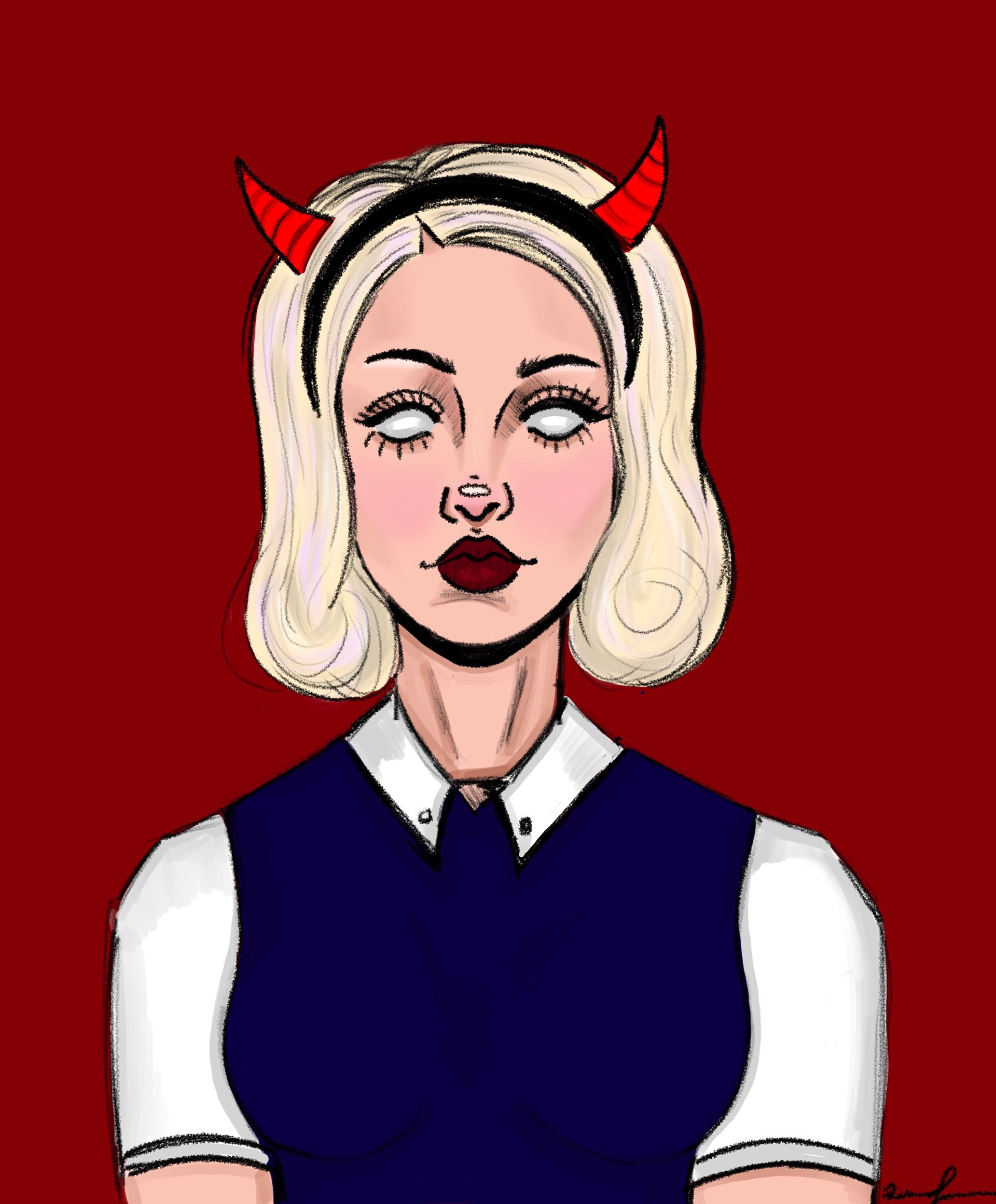 Sabrina the Teenage Witch Illustration