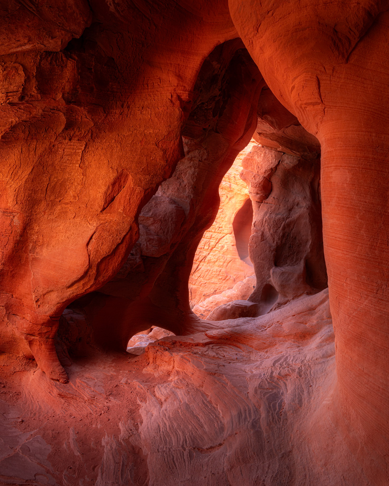 The mouth of the rock