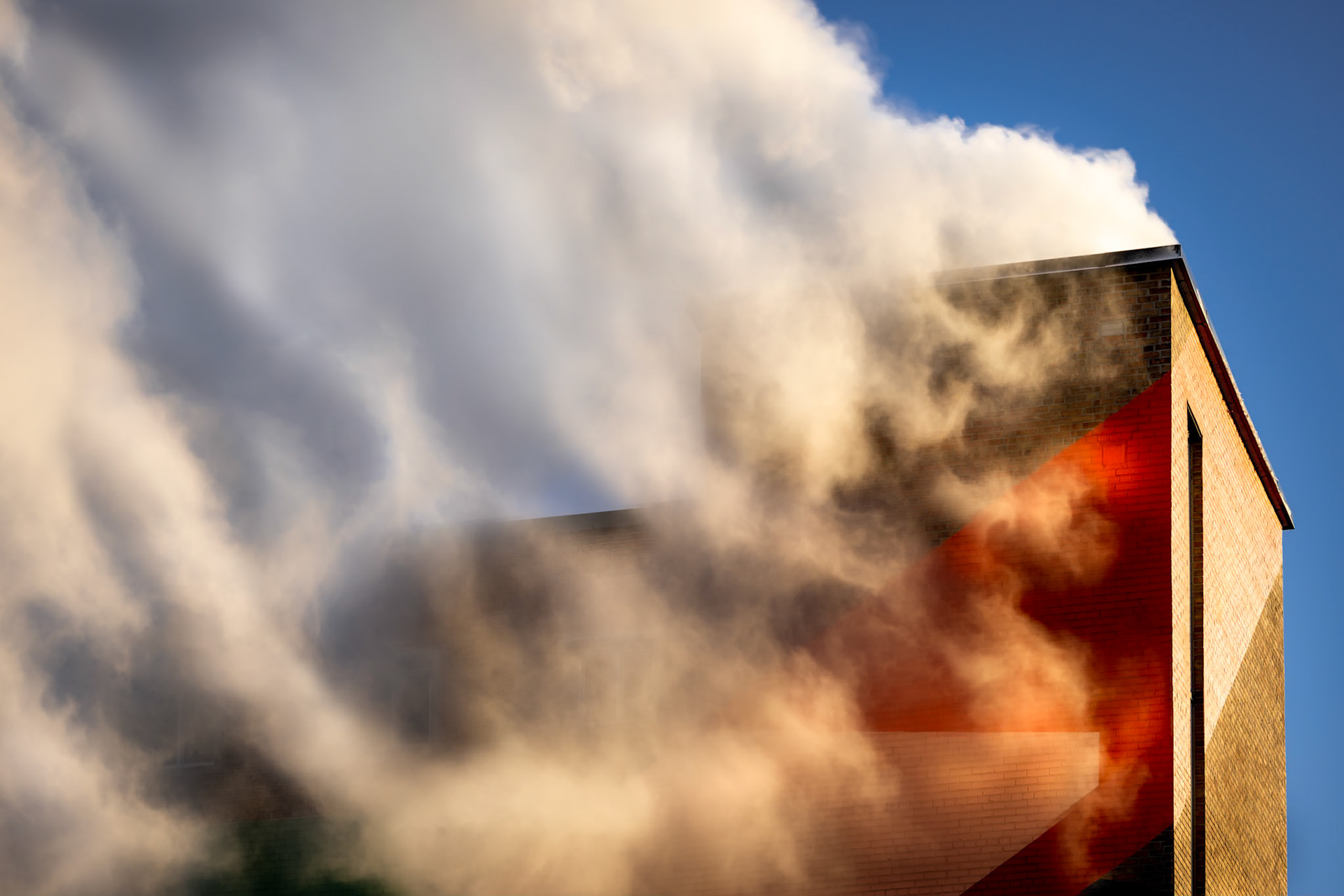 Industrial fumaroles