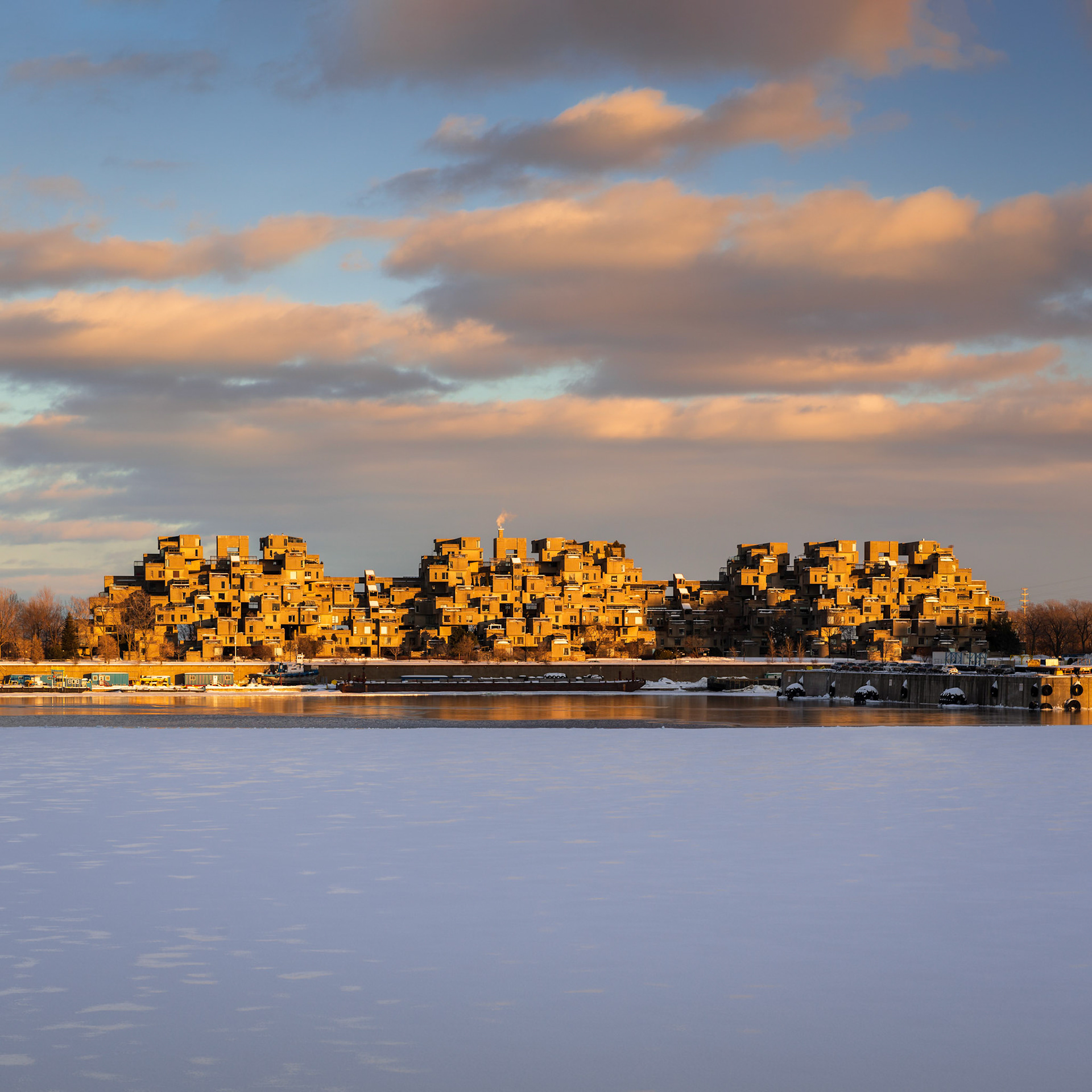 Habitat 67 Winter Sunset