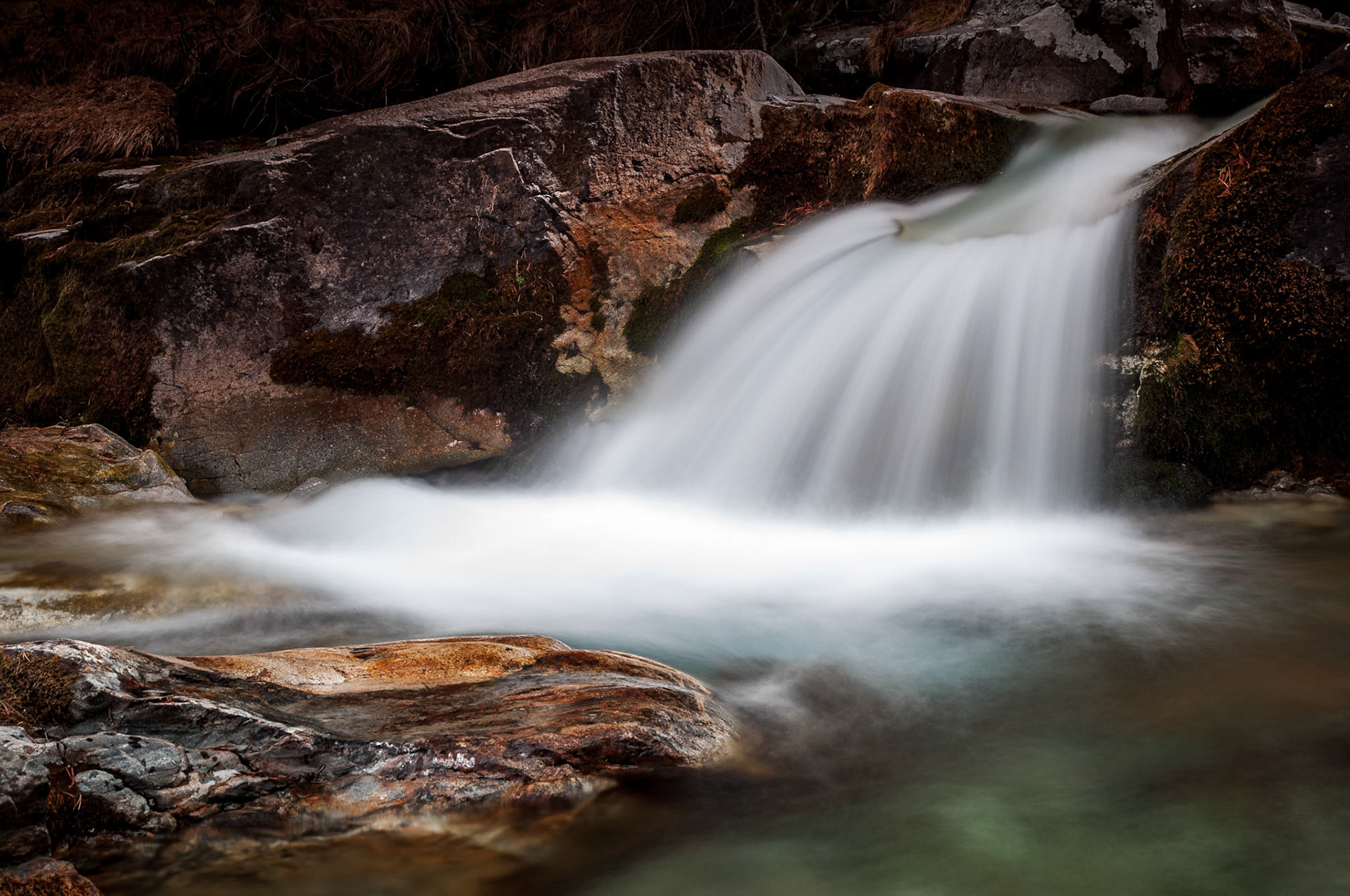 Autumnal waterfall