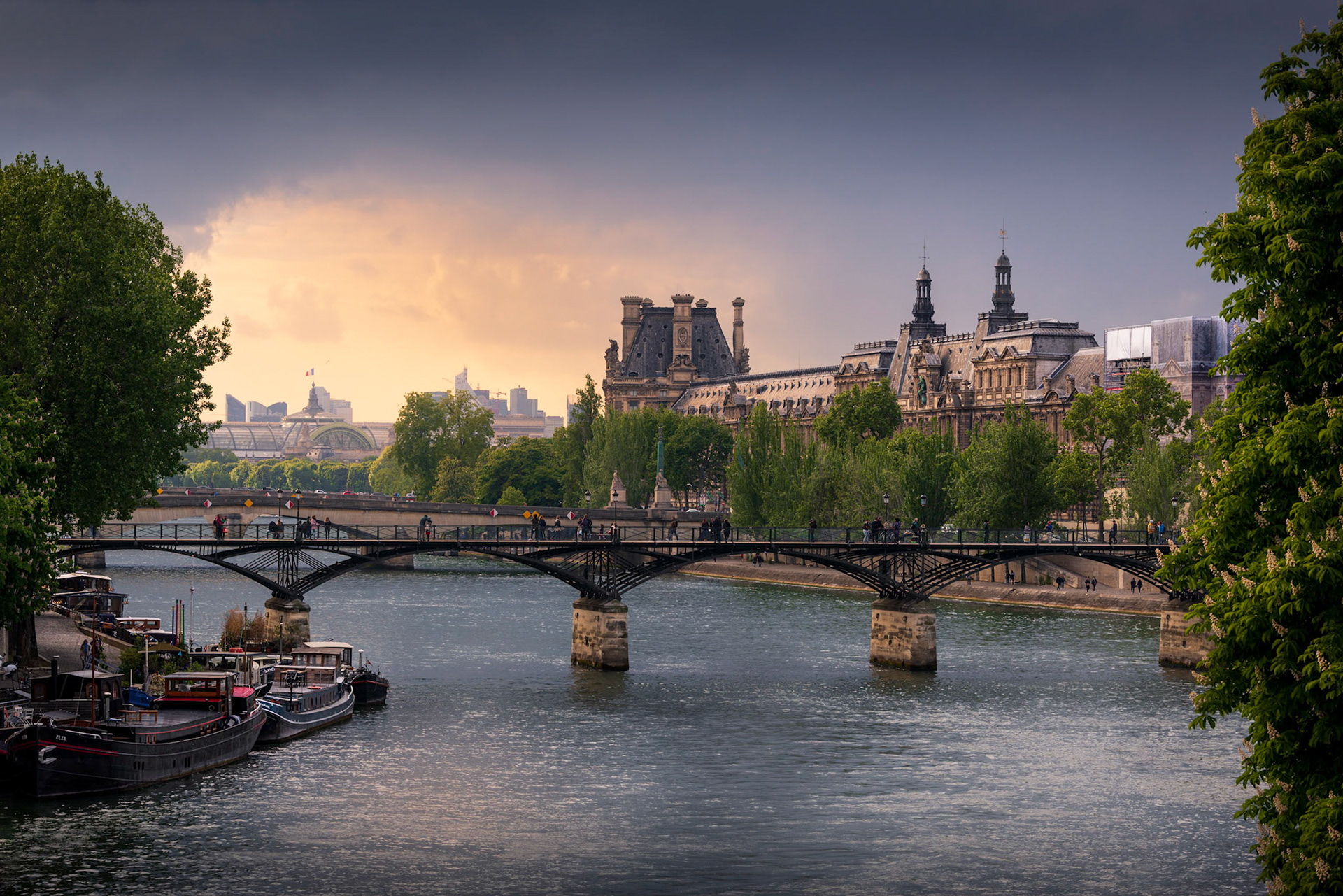 Storm on Louvre - Paris, May 2019