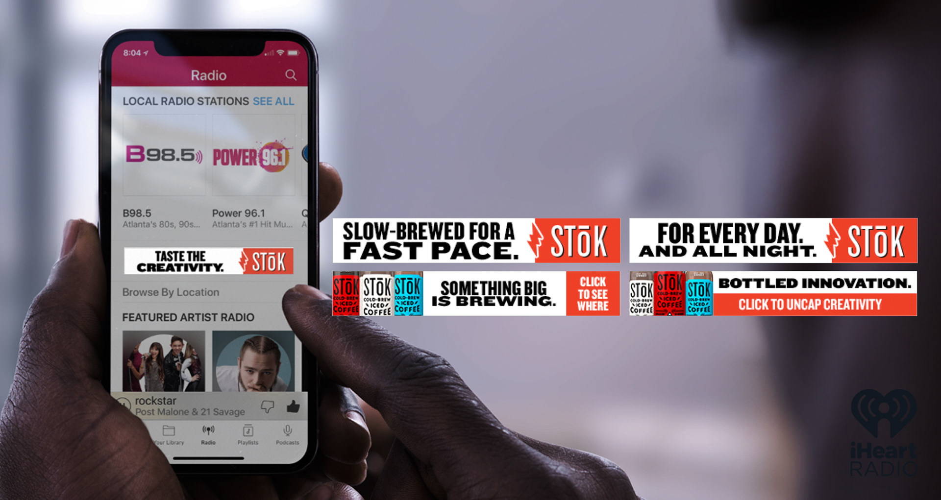 i-Heart Radio Slim Banner Ads
