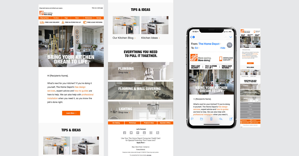 CRM Micro Template Design B, Touch 1 - Desktop and Mobile