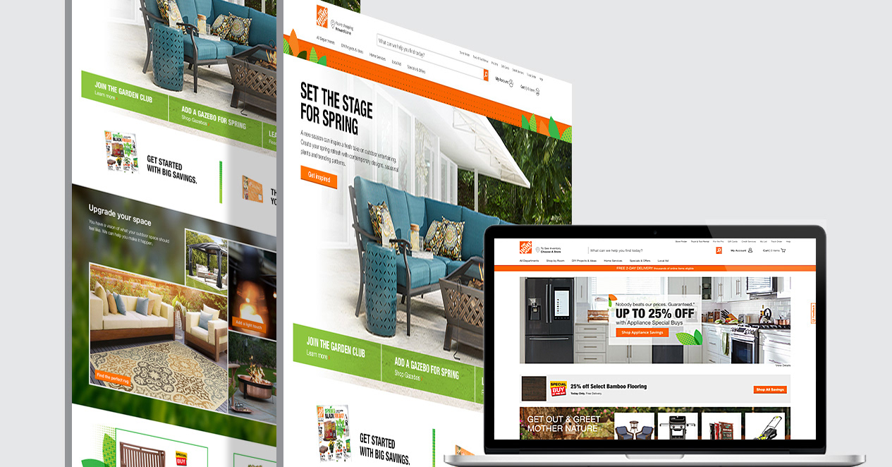 Spring Homepage Redesign Template