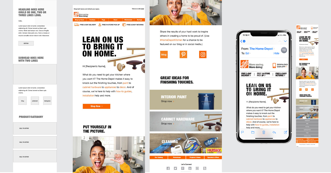 CRM Micro Template Design B, Touch 2 - Desktop and Mobile