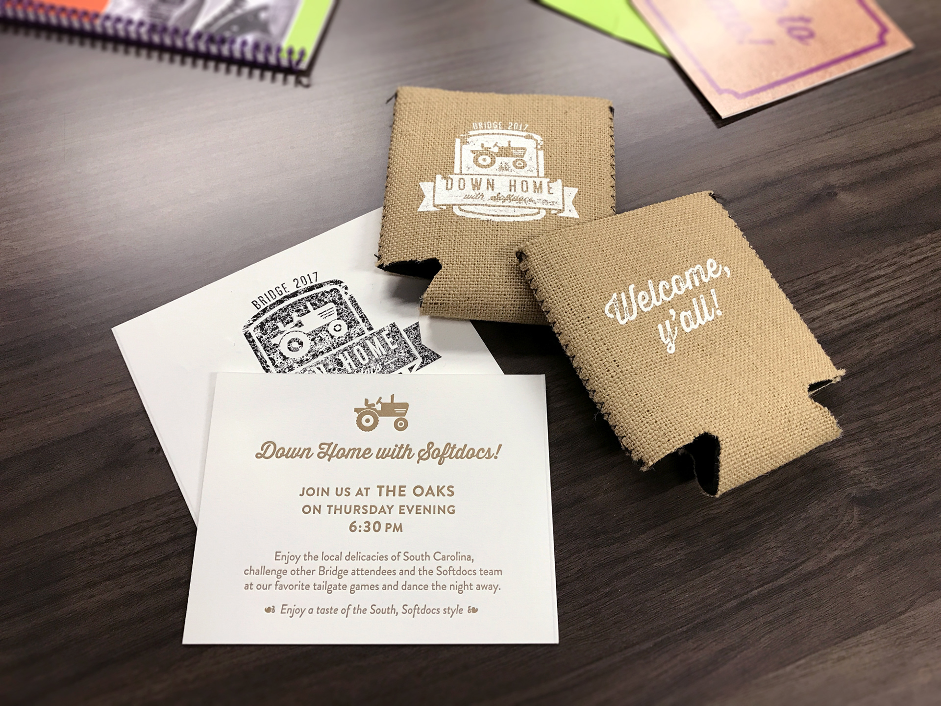 Social Event Collateral (designed by coworker Becca Bradley)