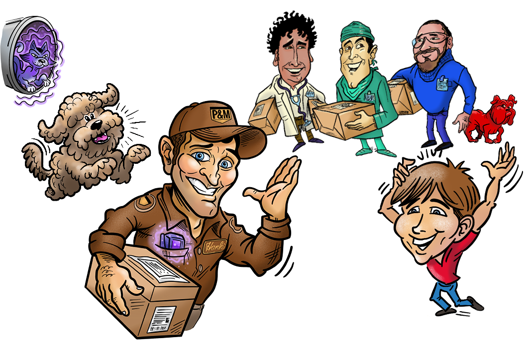 Characters Illustrated by Charles Akins