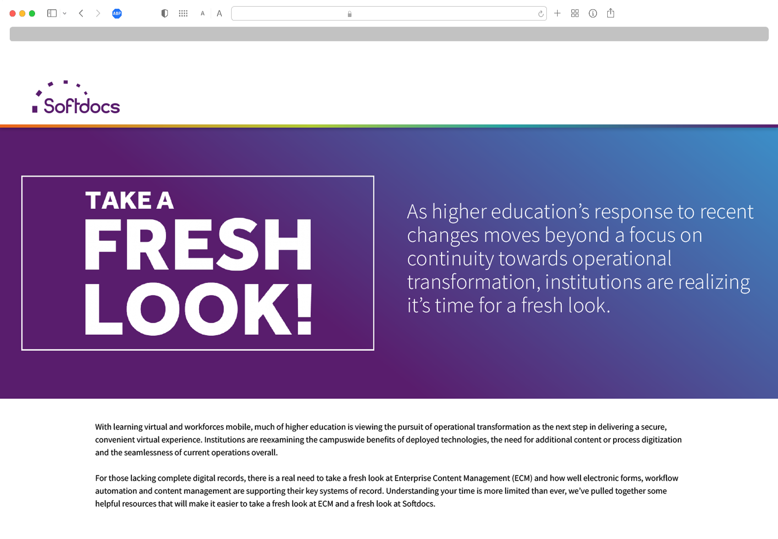 Landing Page Example