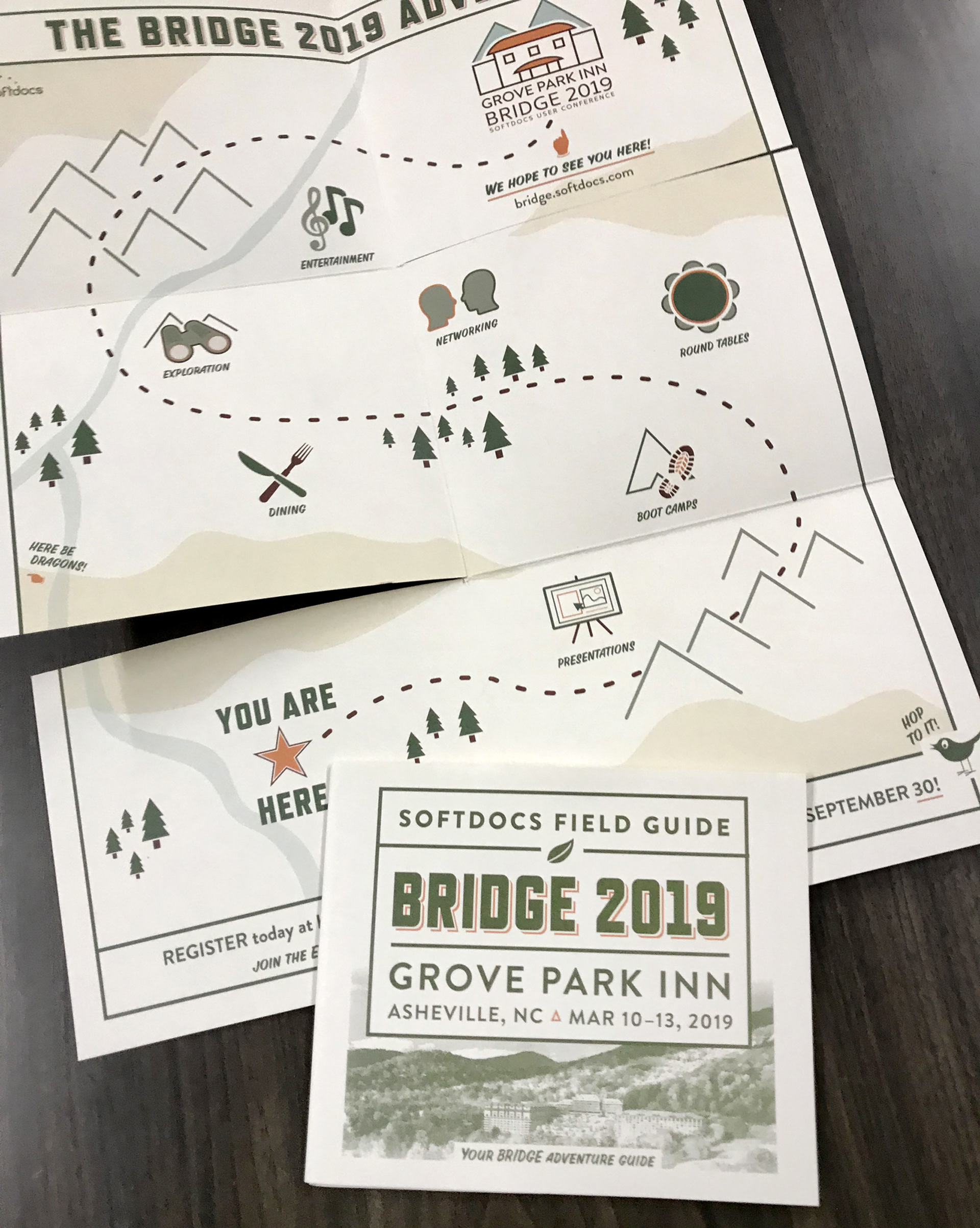 Snake Fold Direct Mail, Folded and Opened