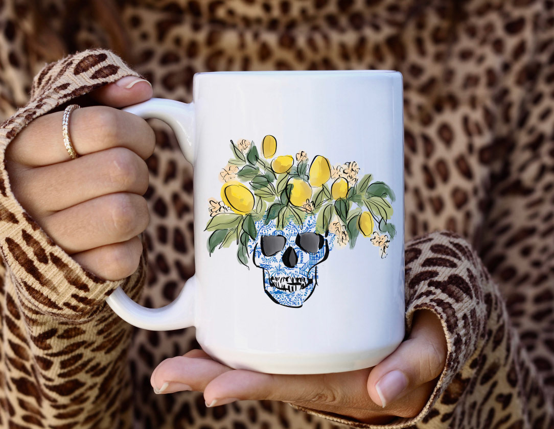 Chinoiserie Skull