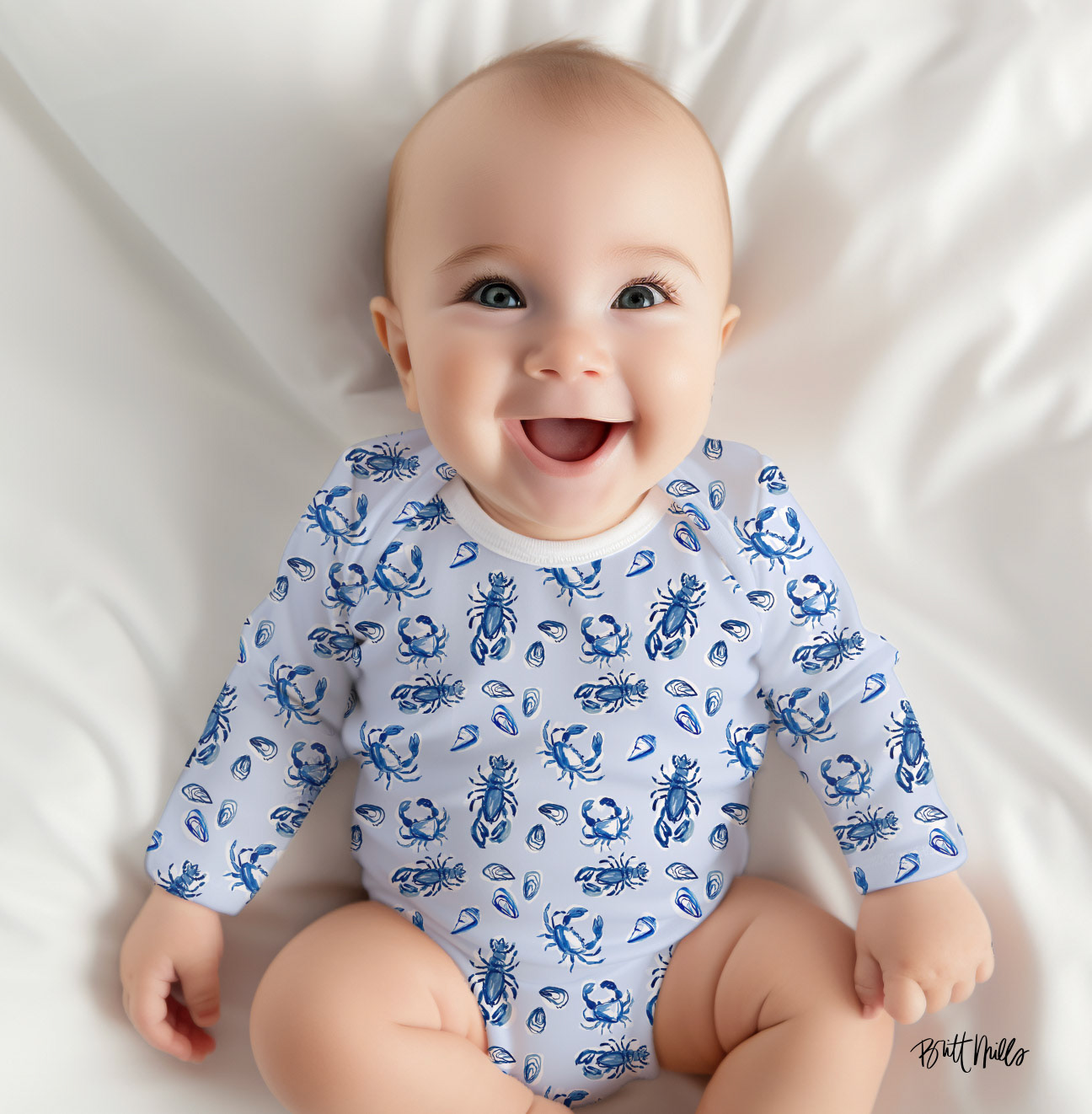 Blue &amp; White Sealife