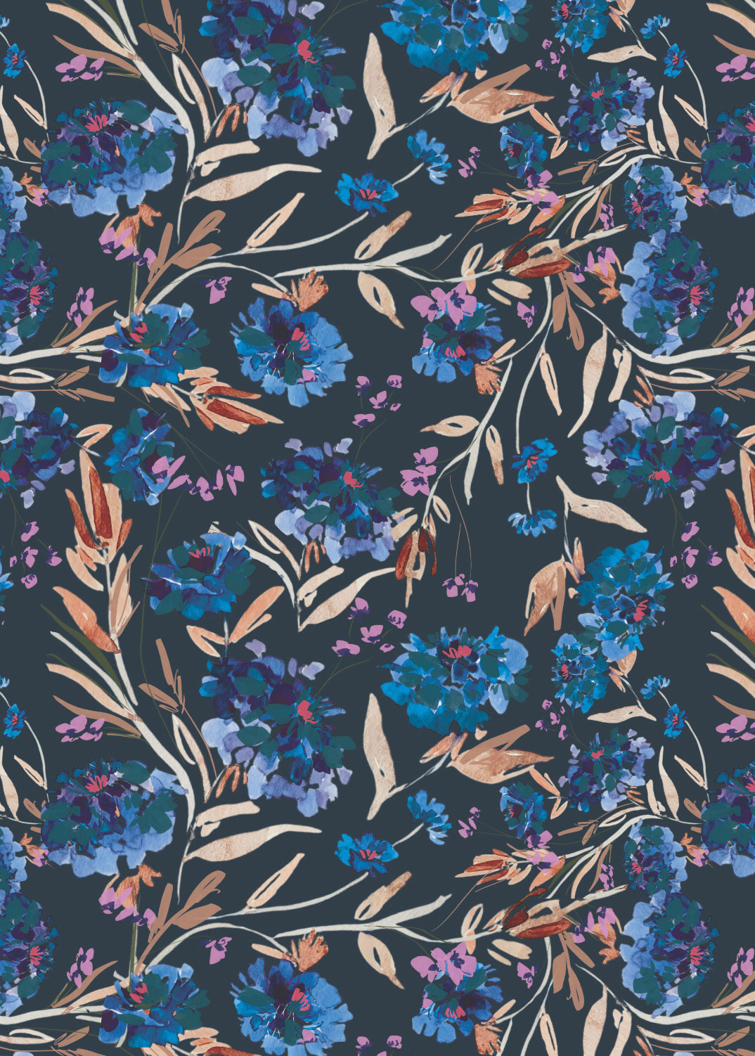 Blossom Dance - Blue
