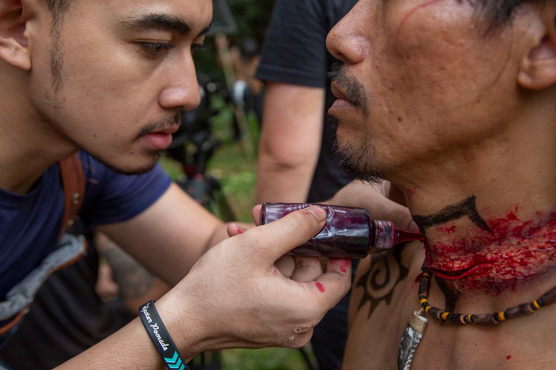 Special Effects applied by Herisha Clarice Hair and Make Up.