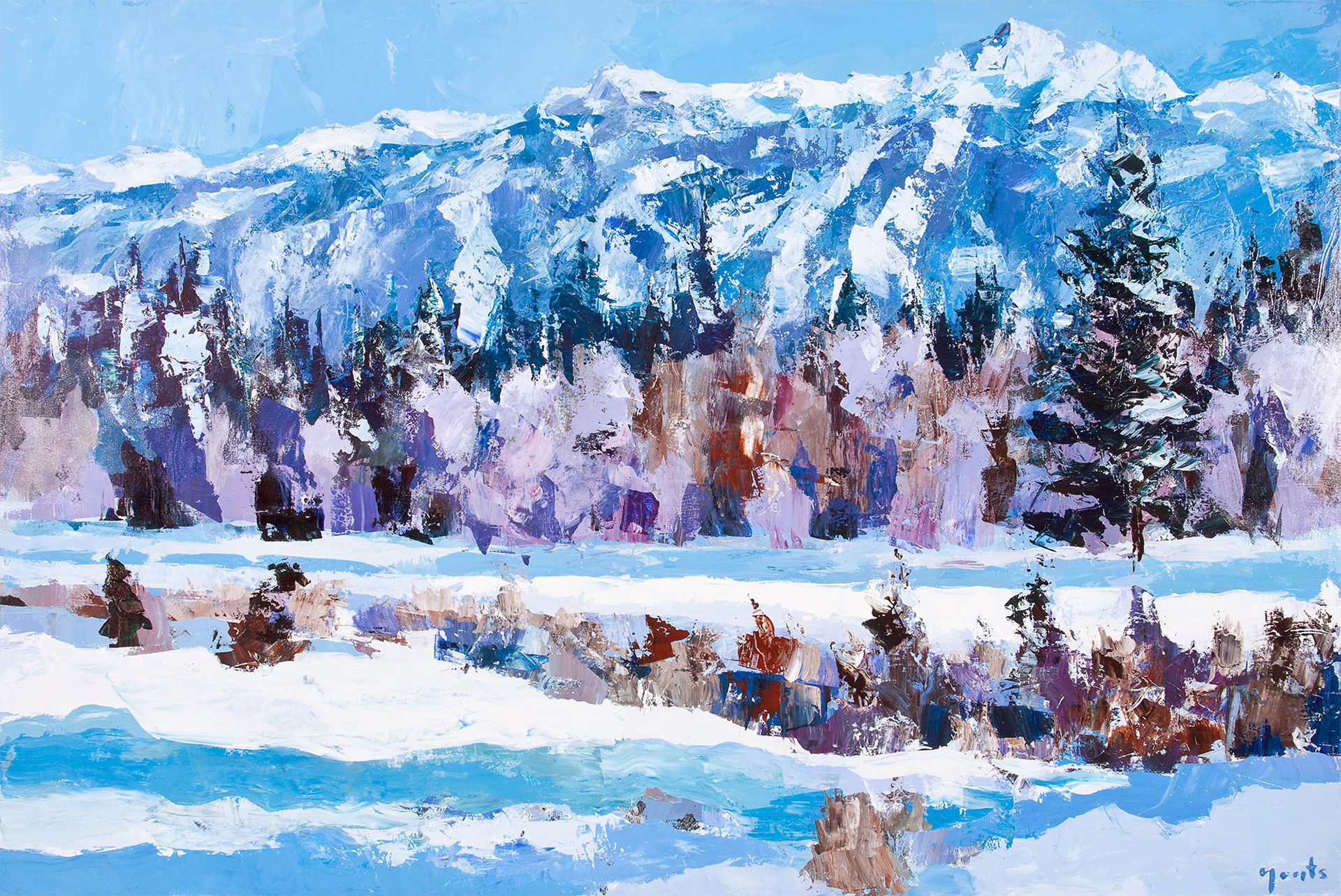 Craig Yeats across from whistler golf course