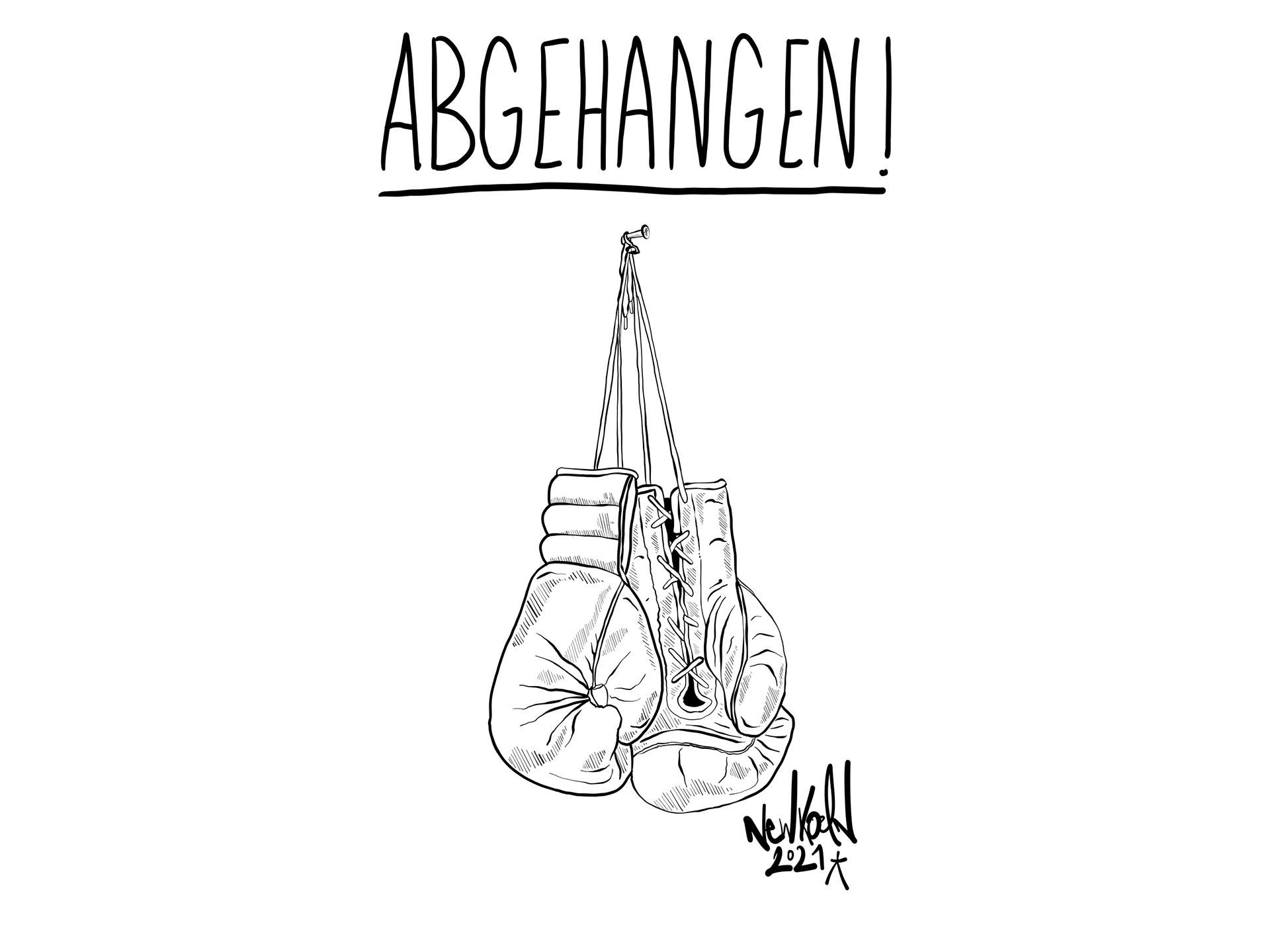 abgehangen