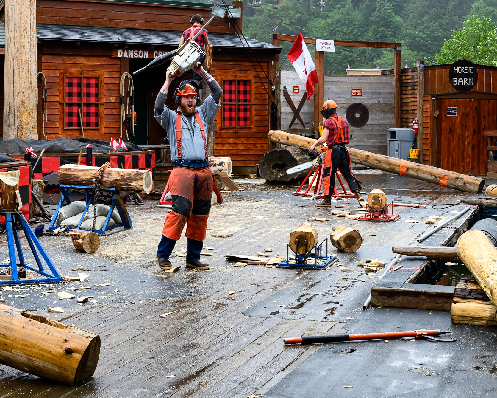 Lumberjack competition