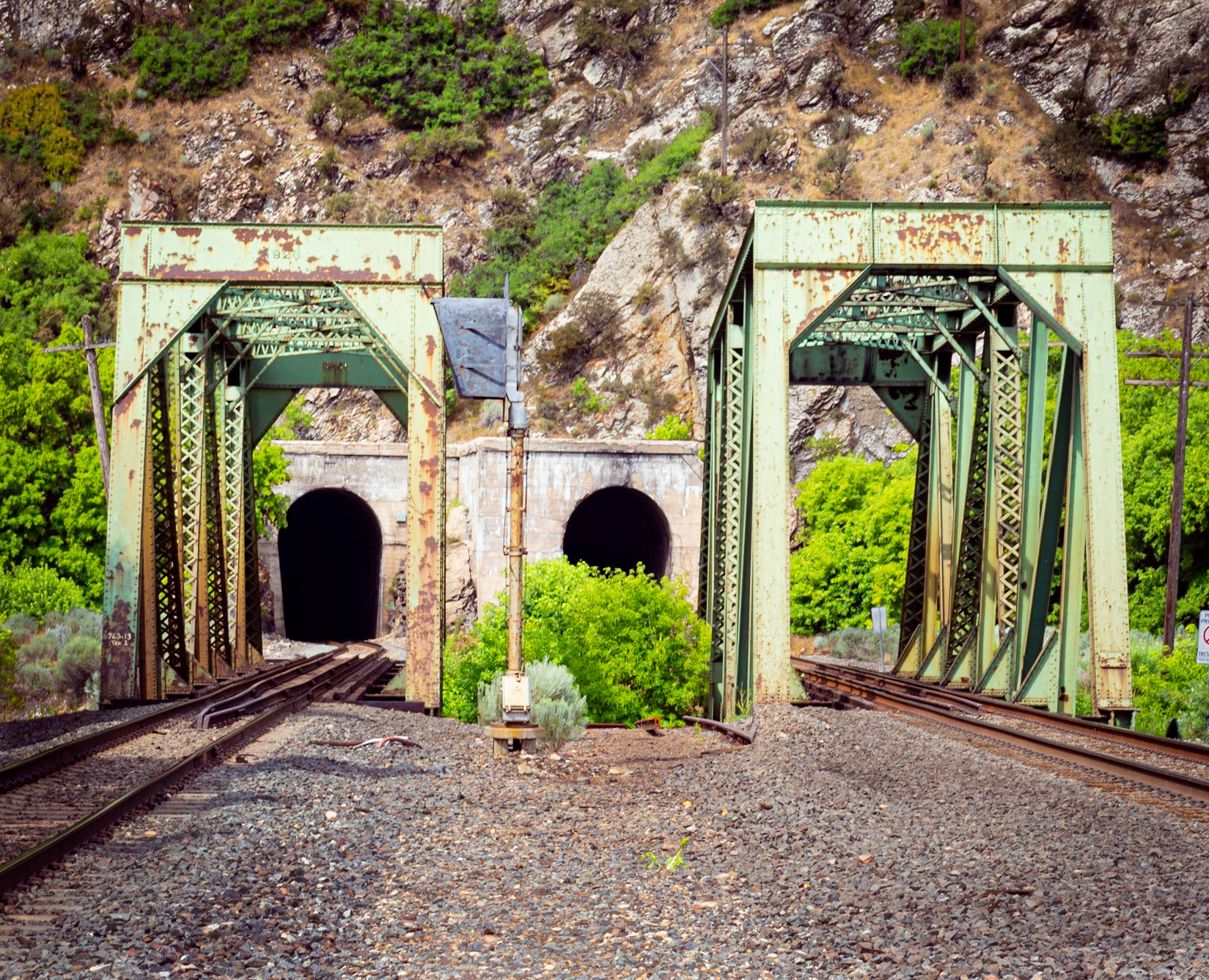 Twin Train Tunnels - Weber Canyon, UT